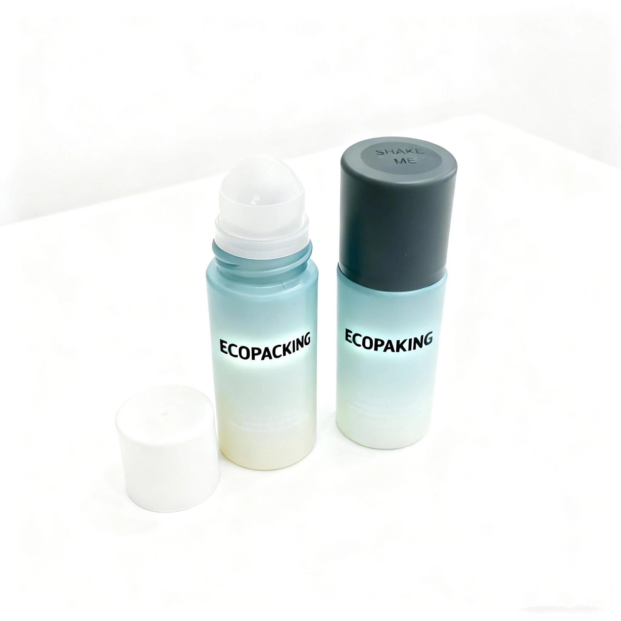 30ml 50ml Cylinder Roll on Deodorant Essential Oil Perfume Glass Roll on Roller Bottle Custom Gift Box Paper Tube - 图片 6
