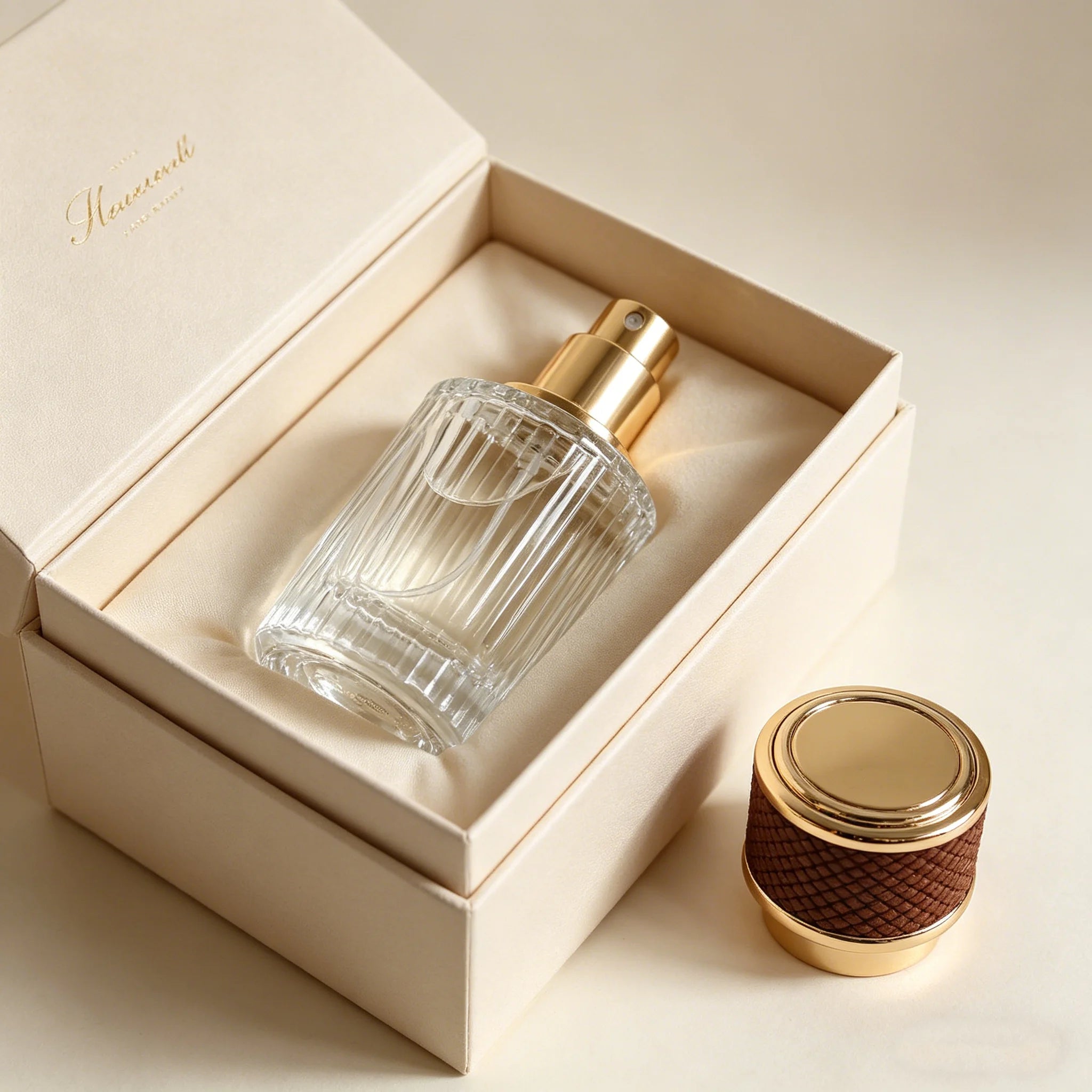 Round Cylinder Clear 30Ml 50Ml 100Ml Luxury Perfume Bottle Packaging Perfume Bottles Luxury Empty Custom Perfume Bottle With Box - 图片 6