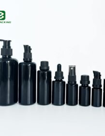 5ml 10ml 15ml 20ml 30ml 50ml 100ml 200ml ultra Violet Glass Bottle Uv Black for Serum Essential Oil Luxury Cosmetic Packaging B8