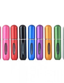 Empty Refillable Portable Perfume Atomizer Bottles 8ml 10ml 15ml Twist up Metal Aluminum Spray Bottle