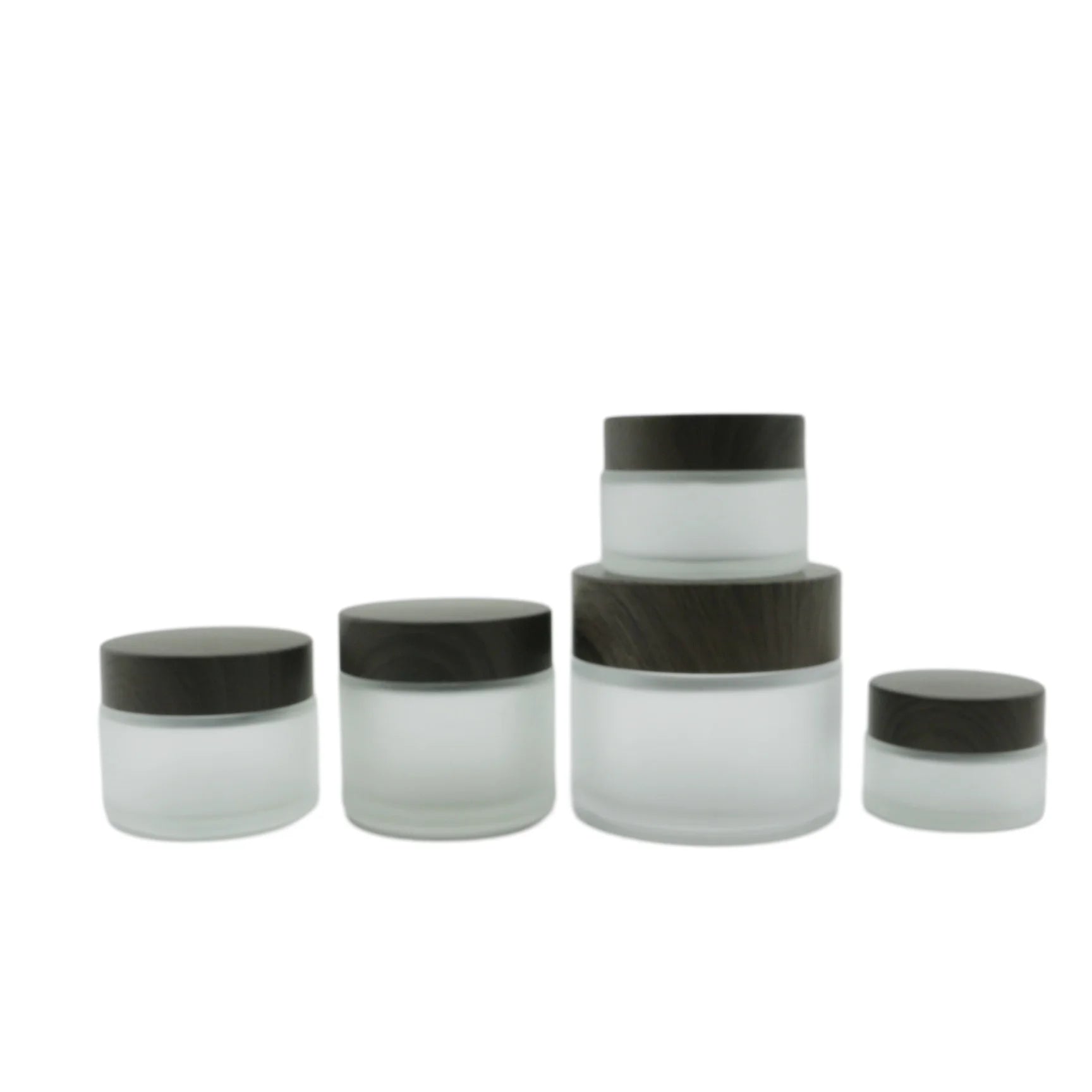 Luxury 20 30 40 50 60 80 100 120 150 ml Cosmetic Skincare Set Packaging Frosted Glass Spray Pump Face Serum Body Lotion Bottle - 图片 6