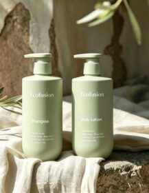 Custom 250ml 8oz 300ml 400ml 500ml Matte Green Lotion Pump Plastic Bottles for Shampoo & Hair Conditioner Packaging