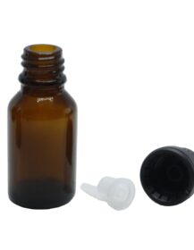 5ml 10ml 15ml 20ml 30ml 50ml 100ml cosmetic amber glass bottle with dropper For essential Oil