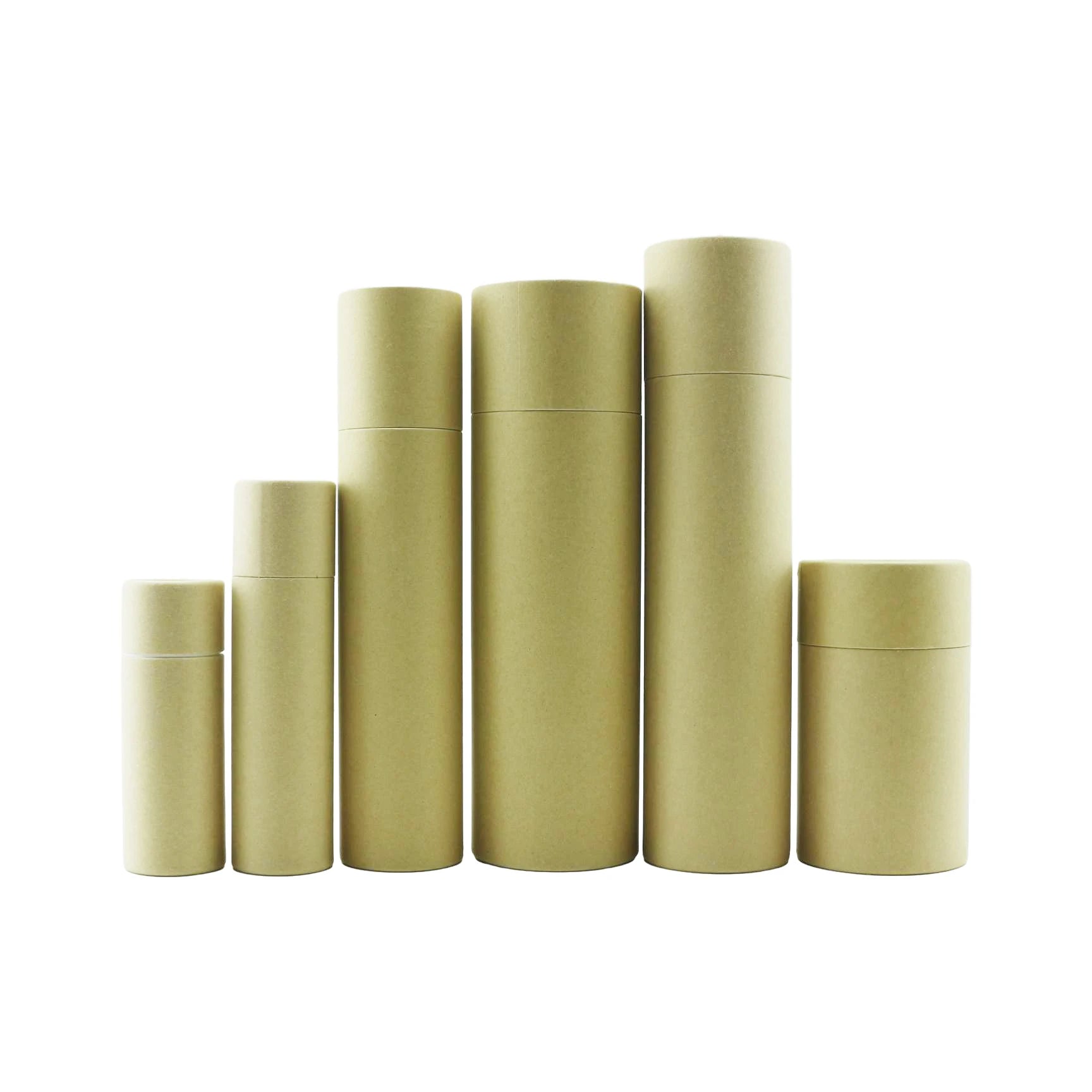 Biodegradable Food Grade Tea Cylinder Packaging Custom Kraft Paper Tube Round Tube FFF8888 - 图片 2