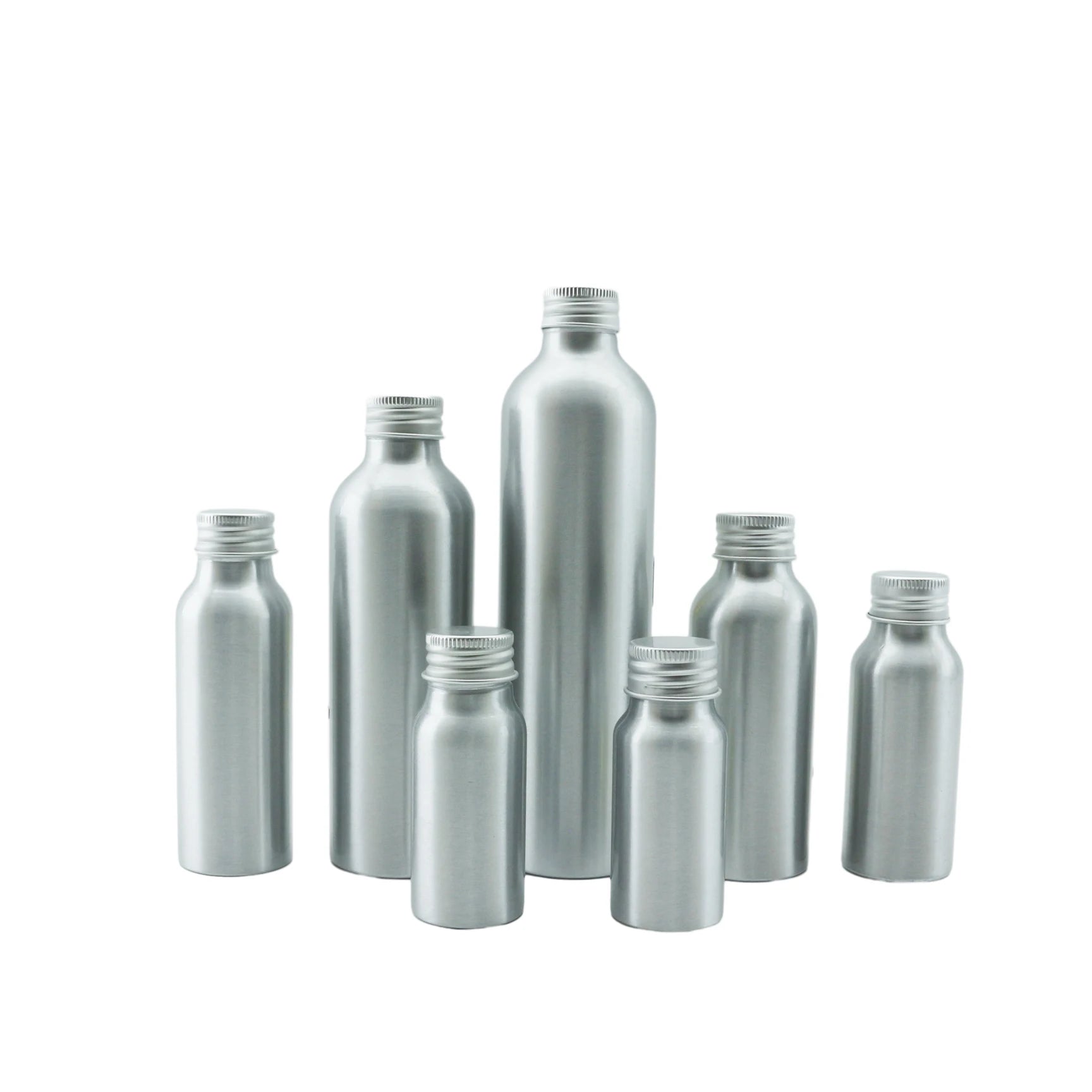 30ml 50ml 100ml 120ml 150ml 200ml 250ml 500ml Water Juice Beverage Drinking Aluminum Metal Bottle Packaging Food Grade - 图片 2