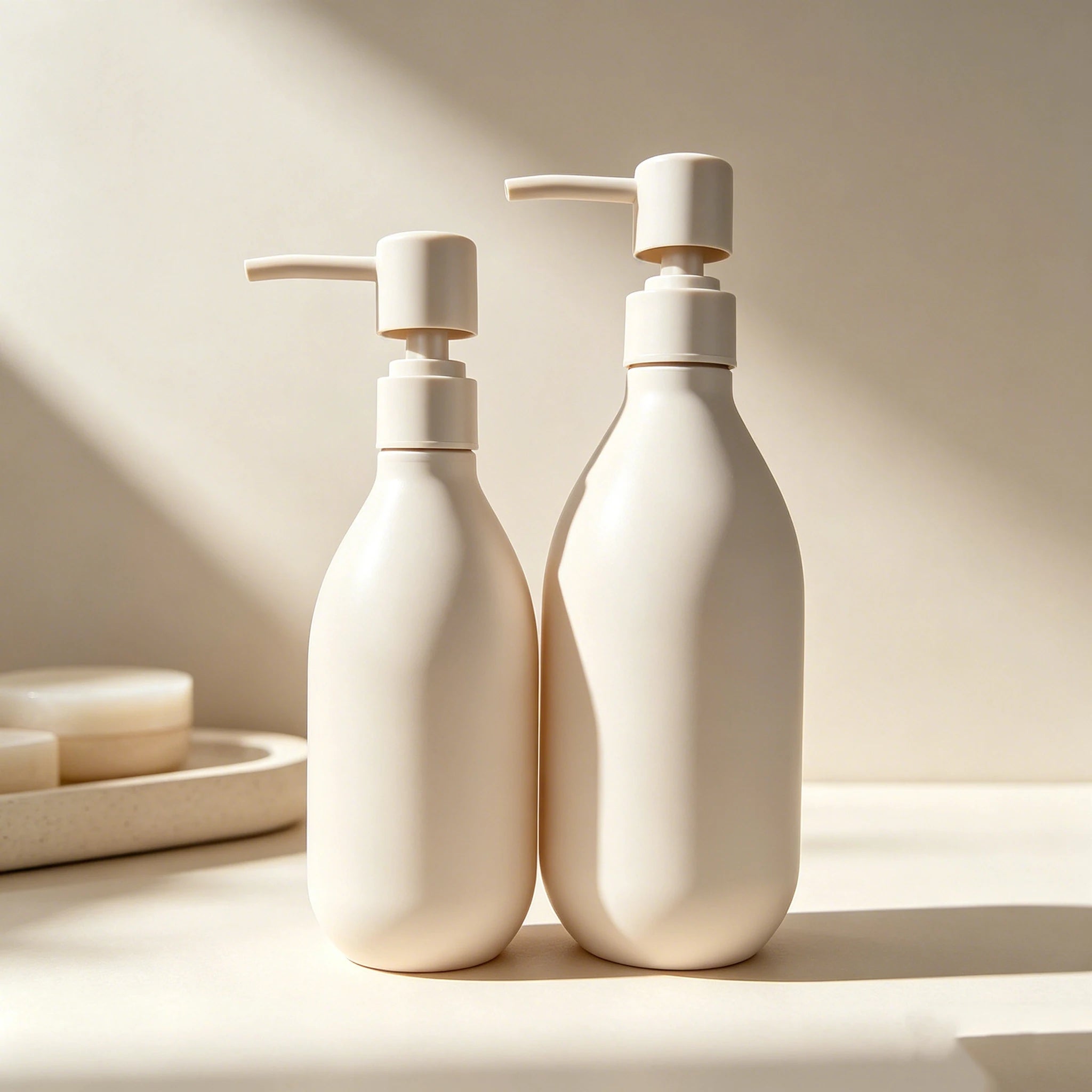 Luxury Eco-Friendly Custom PET Plastic Body Wash Shampoo and Conditioner Bottle with Lotion Pump for Cosmetic Packaging - 图片 4