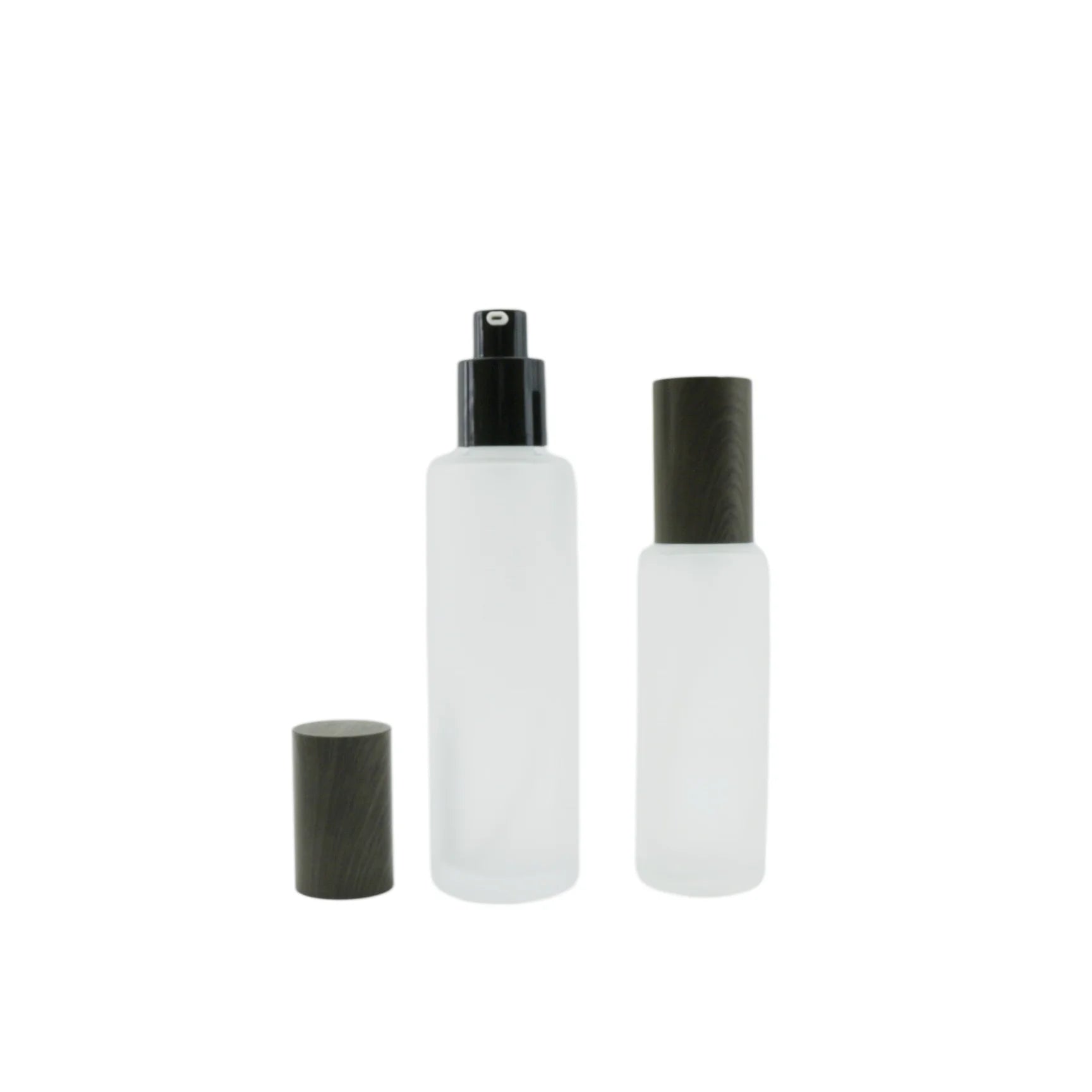 Luxury 20 30 40 50 60 80 100 120 150 ml Cosmetic Skincare Set Packaging Frosted Glass Spray Pump Face Serum Body Lotion Bottle - 图片 2