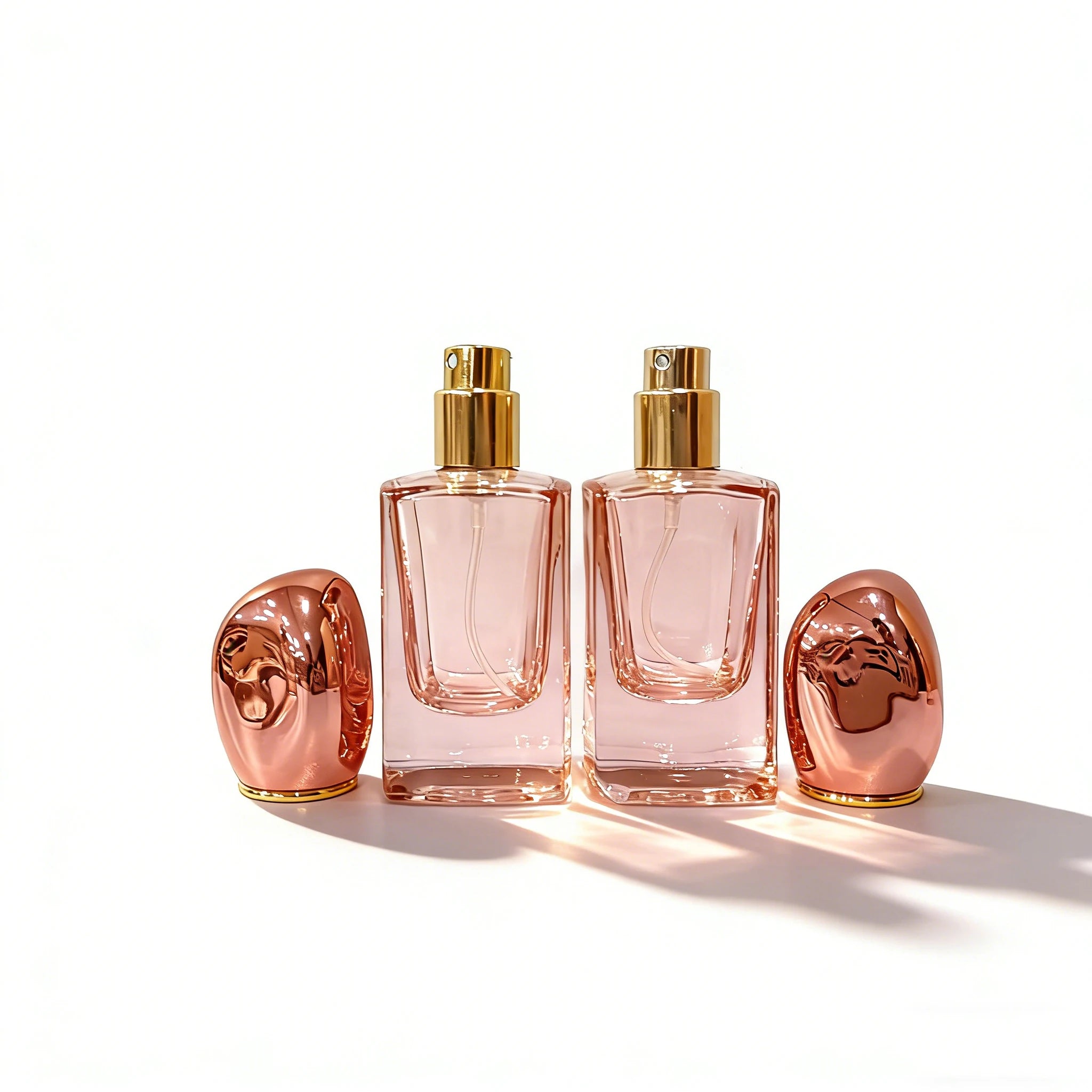 Custom Color Square Empty Perfume Bottle 30Ml 50Ml 100Ml Glass Perfume Bottle for Perfumes Essential Oil Packaging - 图片 4