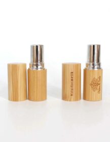 Empty Lipstick Tubes 5g Luxury Sustainable Compostable Recyclable Empty Bamboo Lip Balm Tube