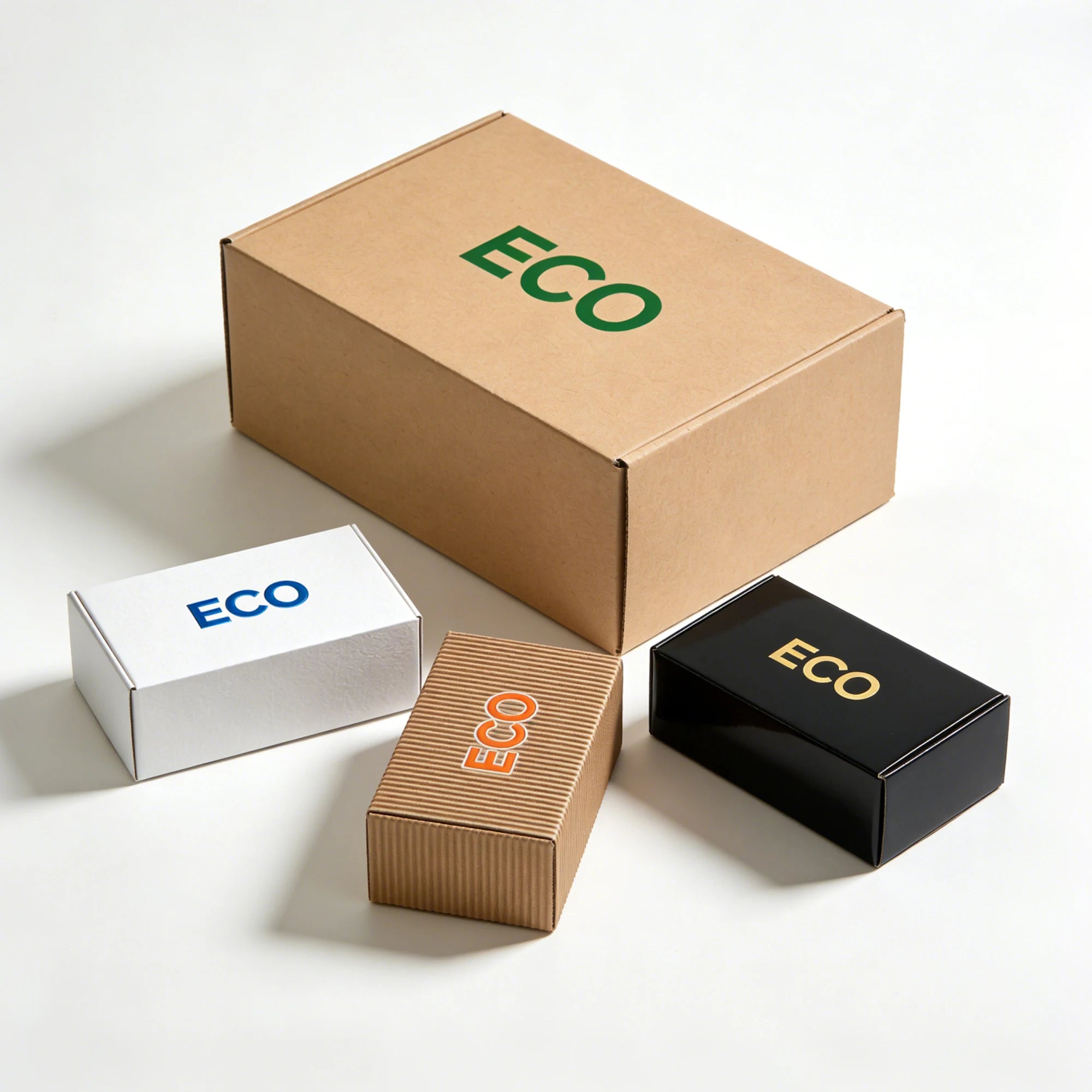 Customizable Color Printed Logo Handmade Mailer Cartons Art Card Paper Biodegradable Eco-Friendly Storage Packing Boxes Folding - 图片 3