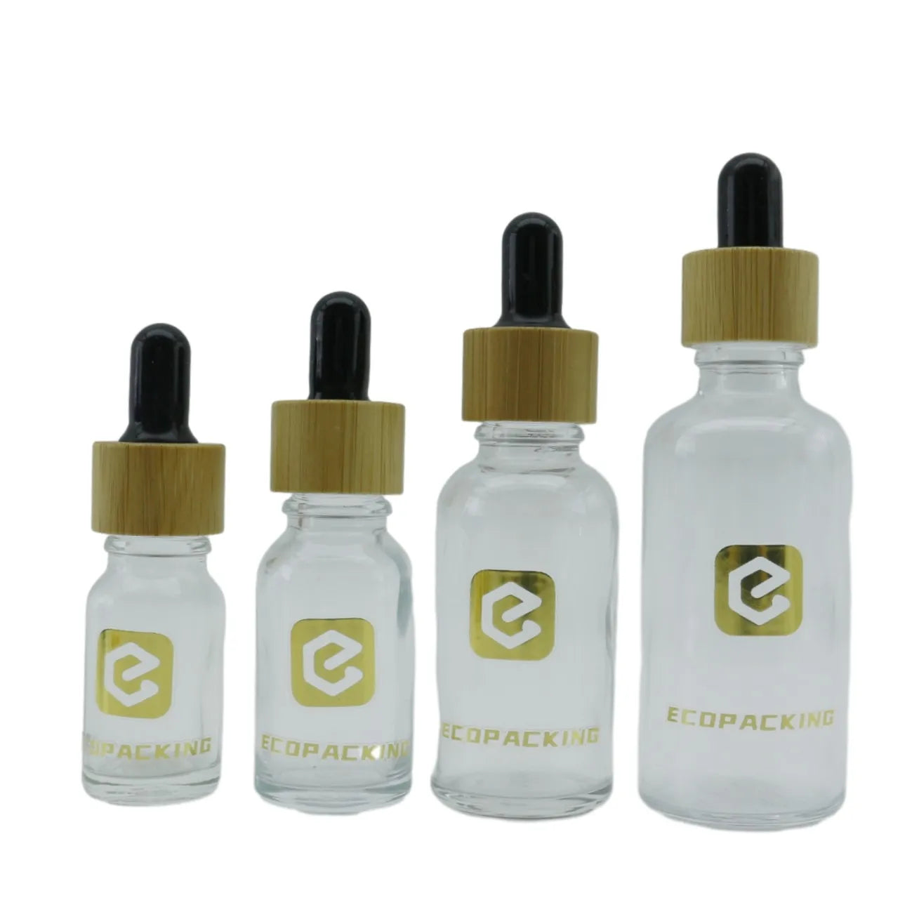5ml 10ml 15ml 20ml 30ml 50ml 100ml Round Small Luxury Cosmetic Essential Oil Hair Serum Eye Glass Dropper Bottle Packaging - 图片 8
