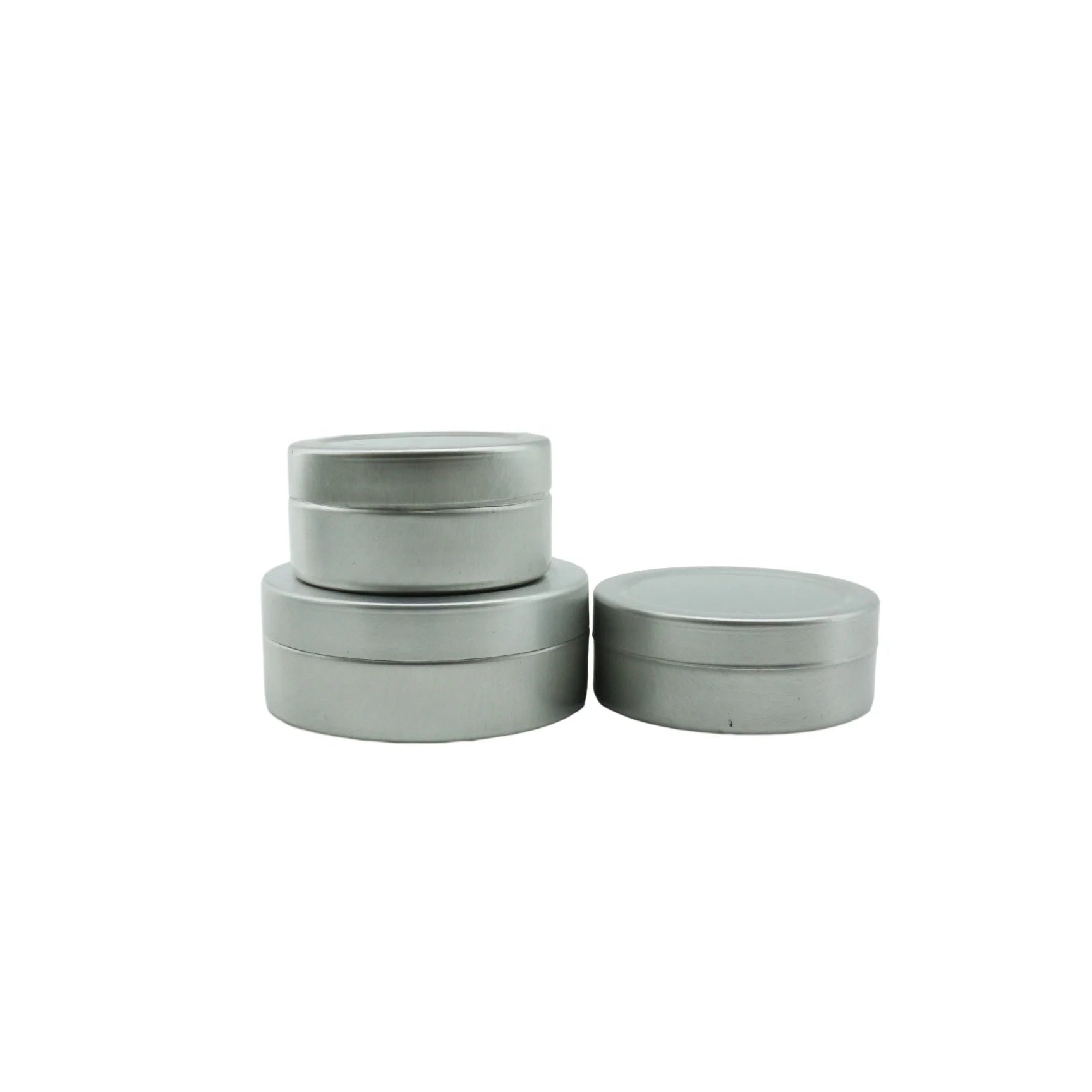10ml 15ml 20ml Small Aluminum Tin Box Round Empty Container for Lip Balm Hand Cream Cosmetic Balm slip Cap