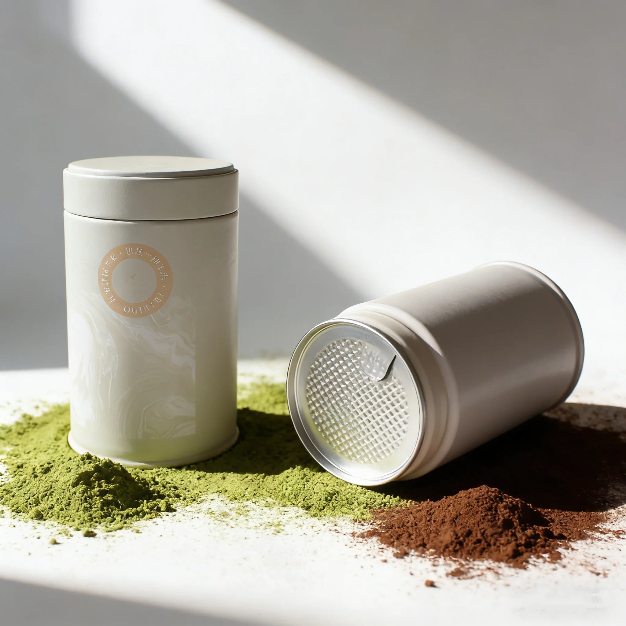 Customized Empty Food Grade 30g 50g 100g Matcha Tin Can Eco Friendly Coffee Bean Jar Seal Airtight Matcha Powder Tin Container - 图片 6