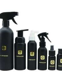250ml 500ml 1000ml Custom OEM Empty Cosmetic Shampoo Aluminum Metal Bottle with Pump Trigger Spray