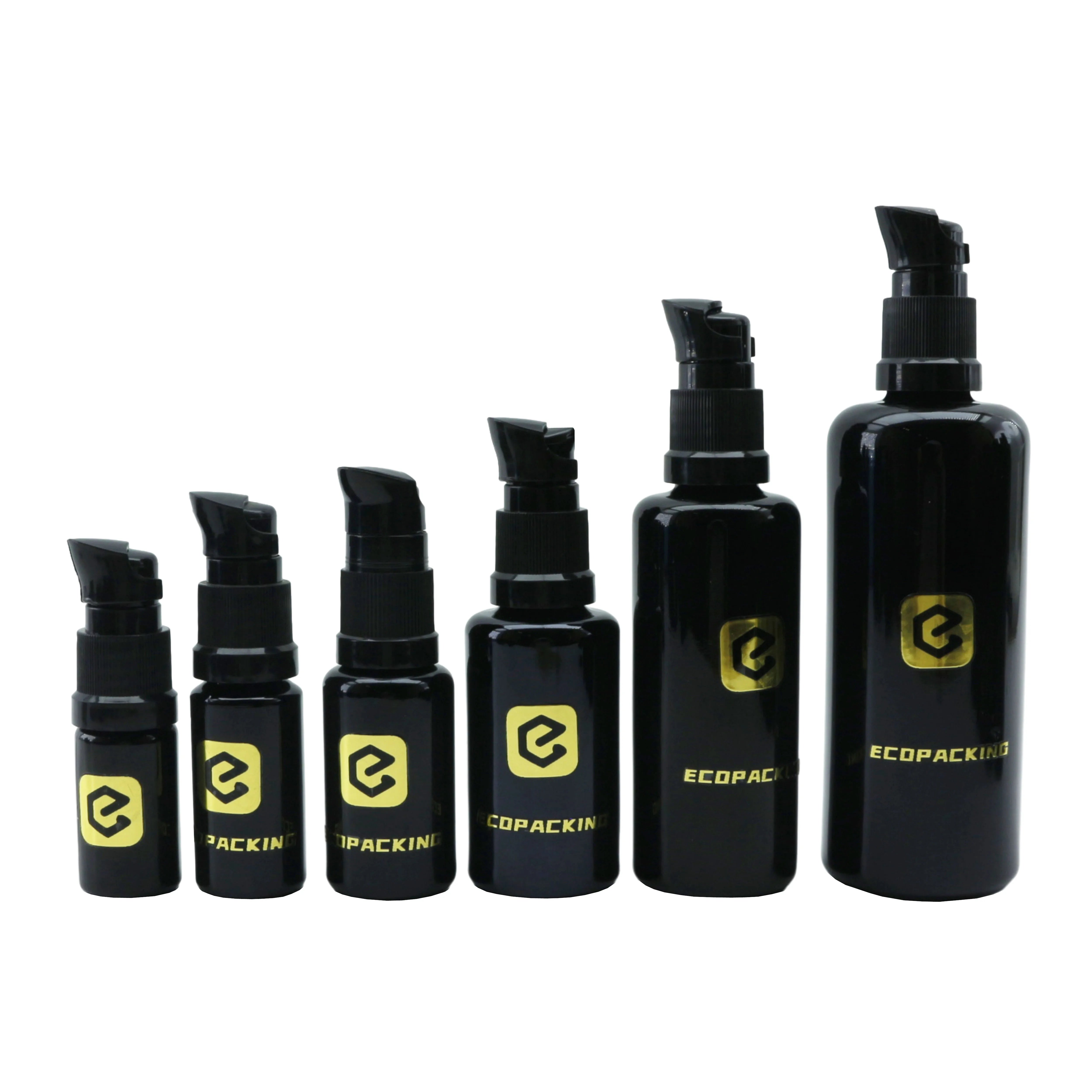 Wholesale 5ml 10ml 15ml 20ml 30ml 50ml 100ml 200ml Dark Violet Uv Black Glass Perfume Bottles - 图片 8