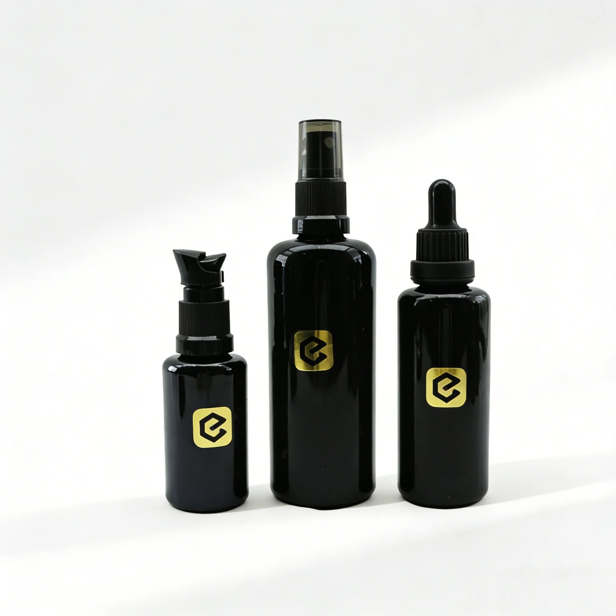10ml 15ml 30ml 50ml 100ml UV Black Protection Dark Violet Glass Bottles Essential Oil Glass Spray Bottle D888
