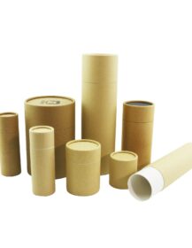 Lip Balm Deodorant Cosmetic Food Grade Craft Paper Tube Packaging for Glass Cosmetic Bottle