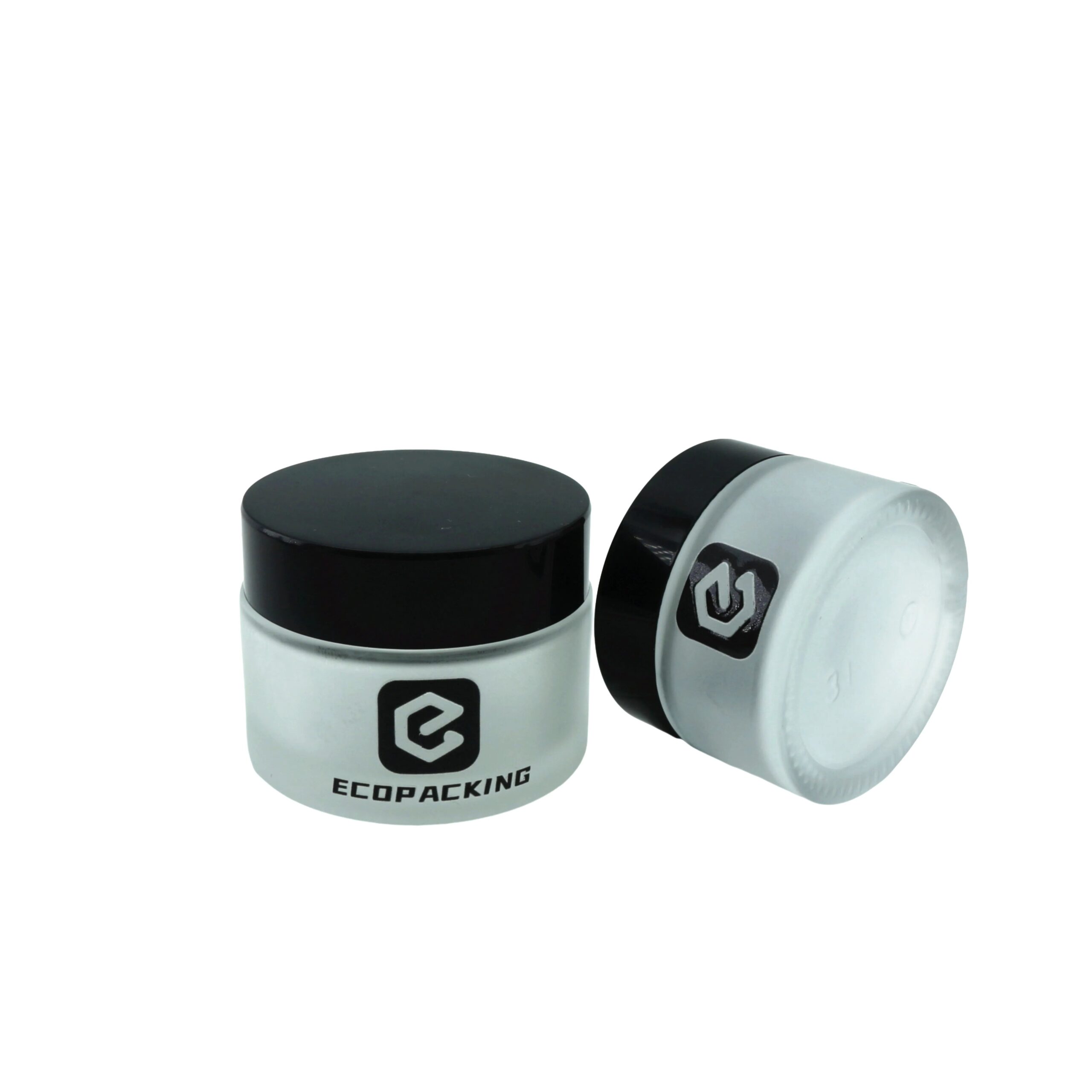 Wholesale Empty Glass Jar 30ml 50ml 100ml Clear Frosted Amber Matte Black Candle Jars with Aluminum Lids - 图片 2