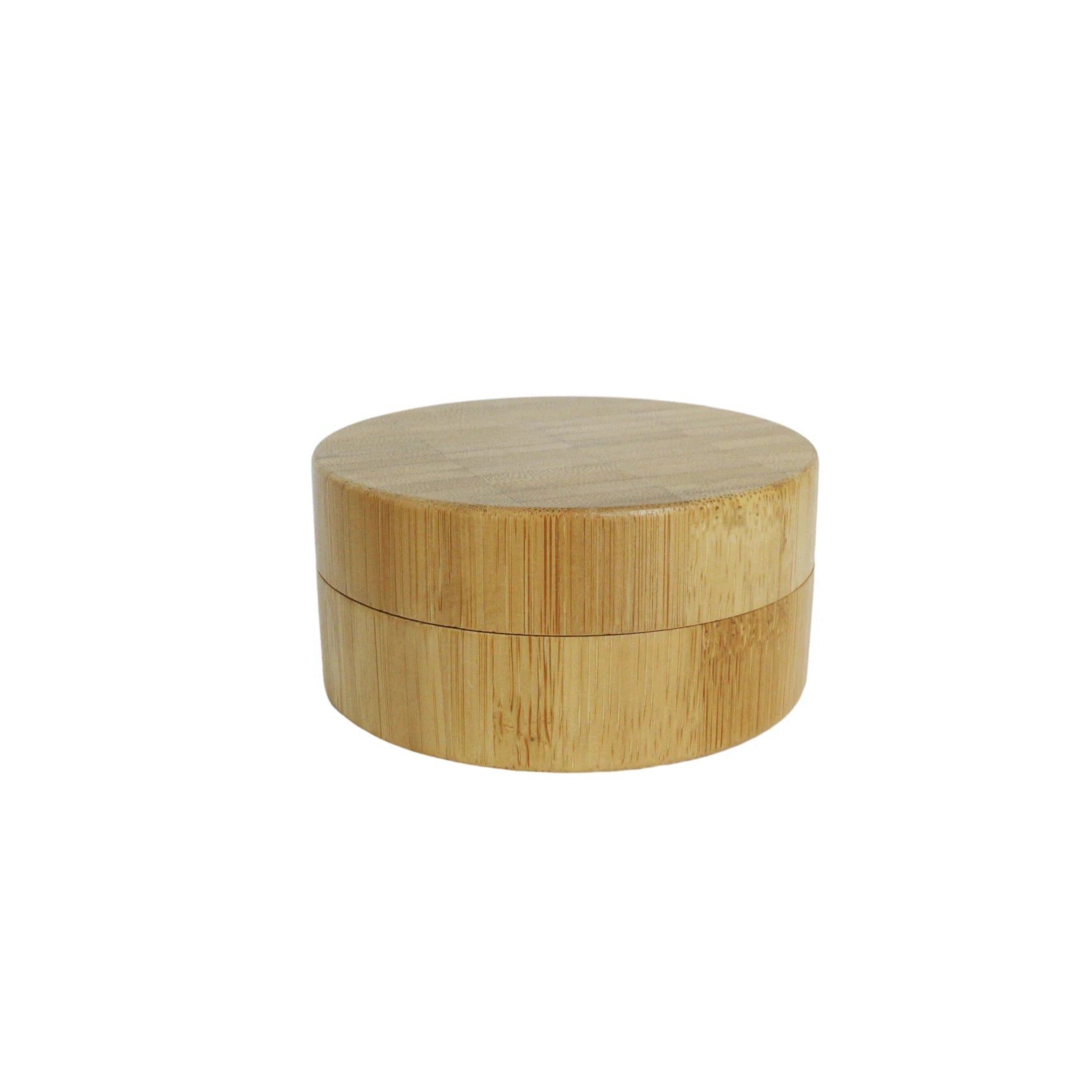 Refillable Empty Round Custom Wooden Bamboo Cosmetic Cream Jar with Lid for Beard Balm Body Butter Night Cream - 图片 6