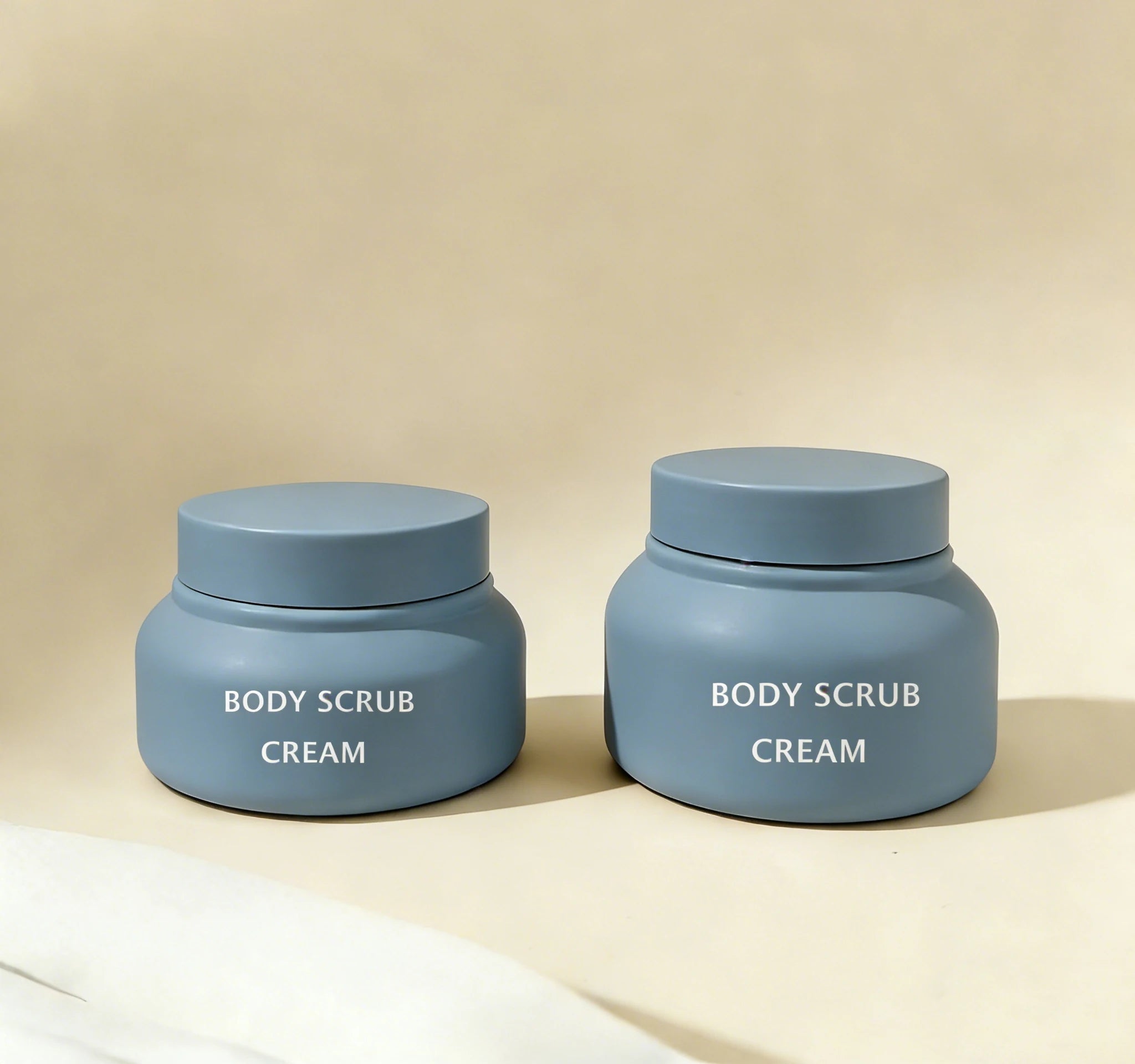 Custom Logo&Color Pet Plastic Scrub Jar 200ml 8oz Face Cream Jar Body Butter Container packaging - 图片 3