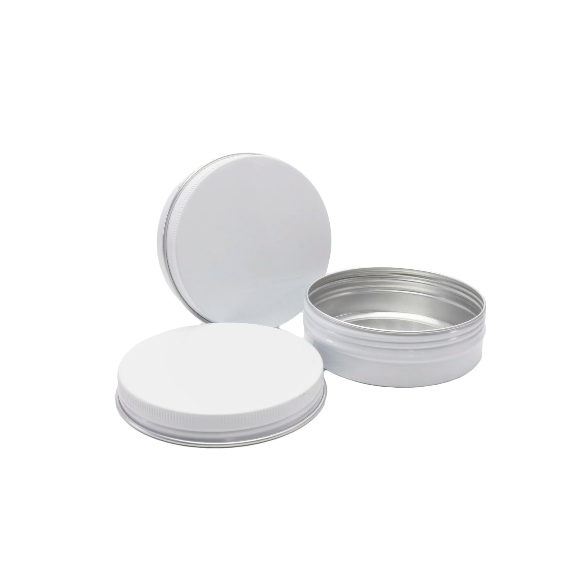Empty White Round Small Metal Jar Cosmetic Cream Candy Mint Aluminium Tin Can Container D888 - 图片 5