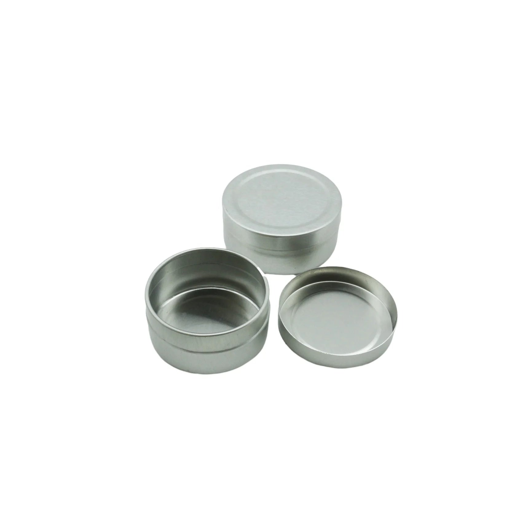 10ml 15ml 20ml Small Aluminum Tin Box Round Empty Container for Lip Balm Hand Cream Cosmetic Balm slip Cap - 图片 3