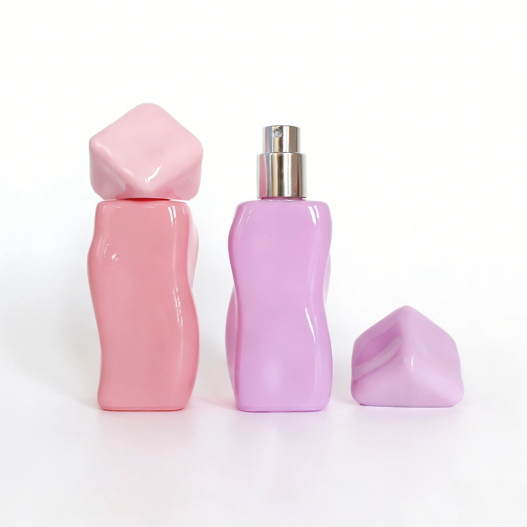 30ml 1oz Small Custom Empty Unique square Luxury Glass Perfume Bottle with Box Packaging - 图片 5