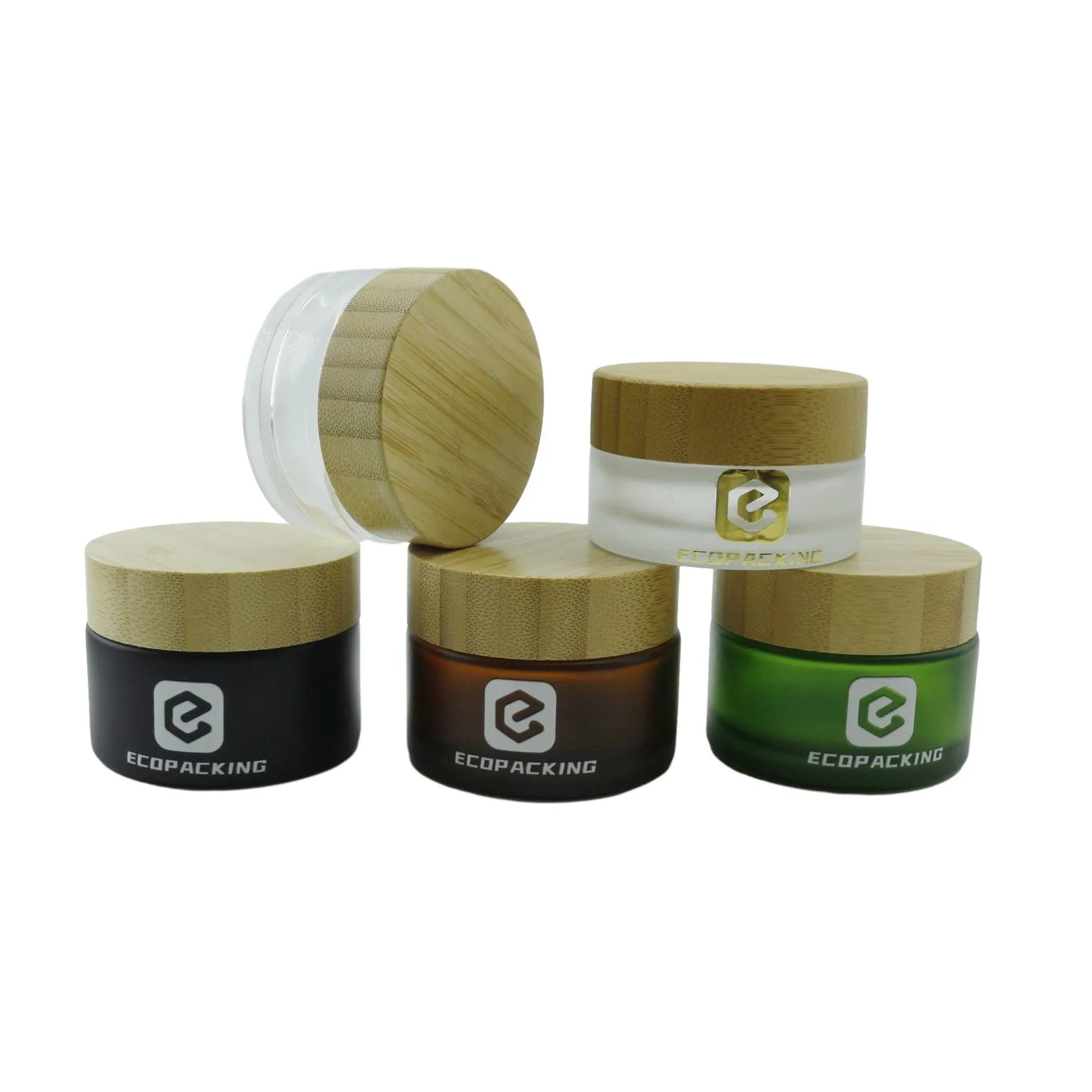 Oem Color Eco Friendly Bamboo Cosmetic Packaging Cream Jar Empty Cosmetic Bottle Set Bamboo Lotion Bottle Jar - 图片 6