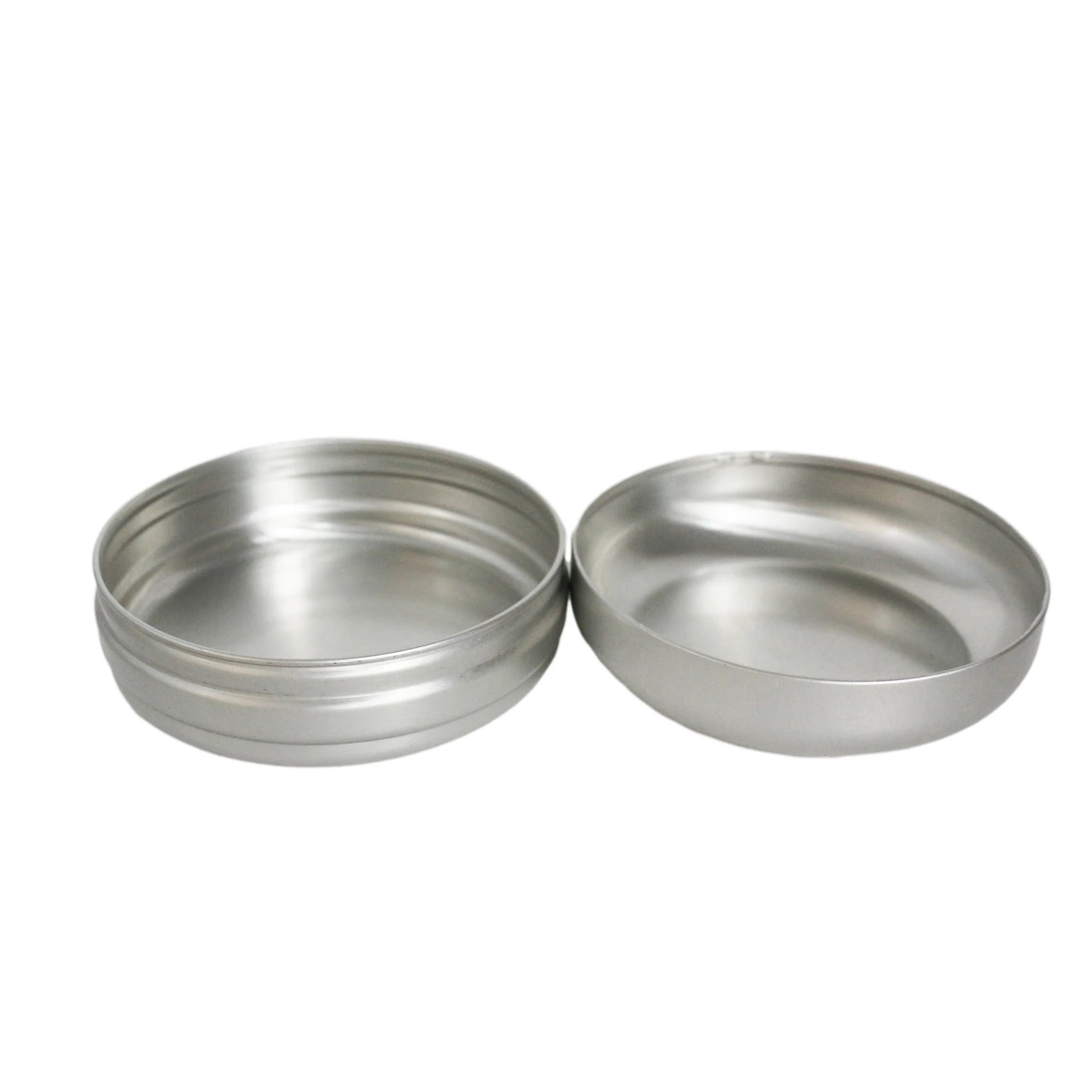 100ml 100g Wholesale Round Aluminum Tin Jar Tin Box with Snap Cap for Candle Soap Hair Wax Body Butter - 图片 3