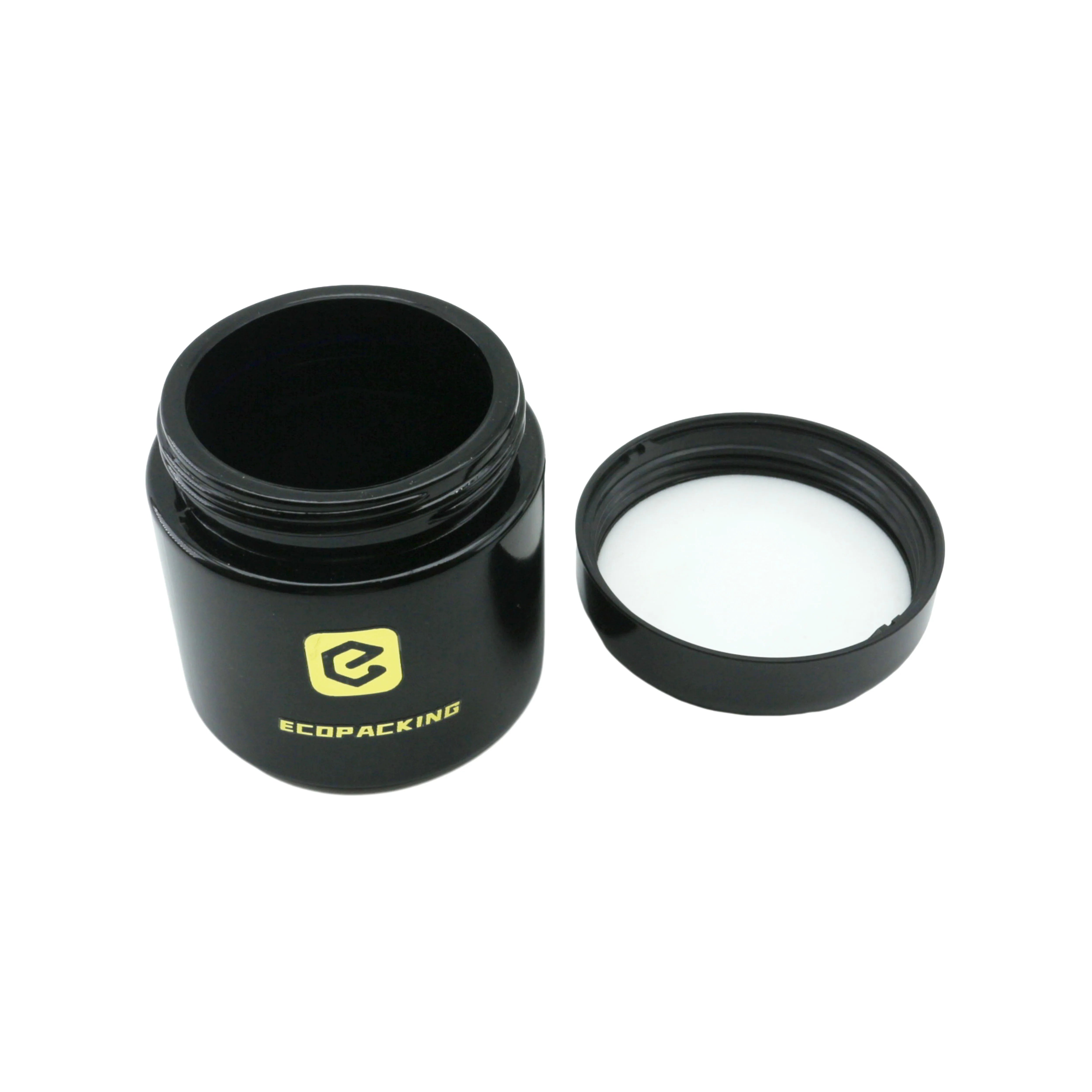 5ml 15ml 30ml 50ml 100ml 200ml 250ml 500ml 1000ml Dark Violet Glass Jar for Lotion Cream C888 - 图片 4