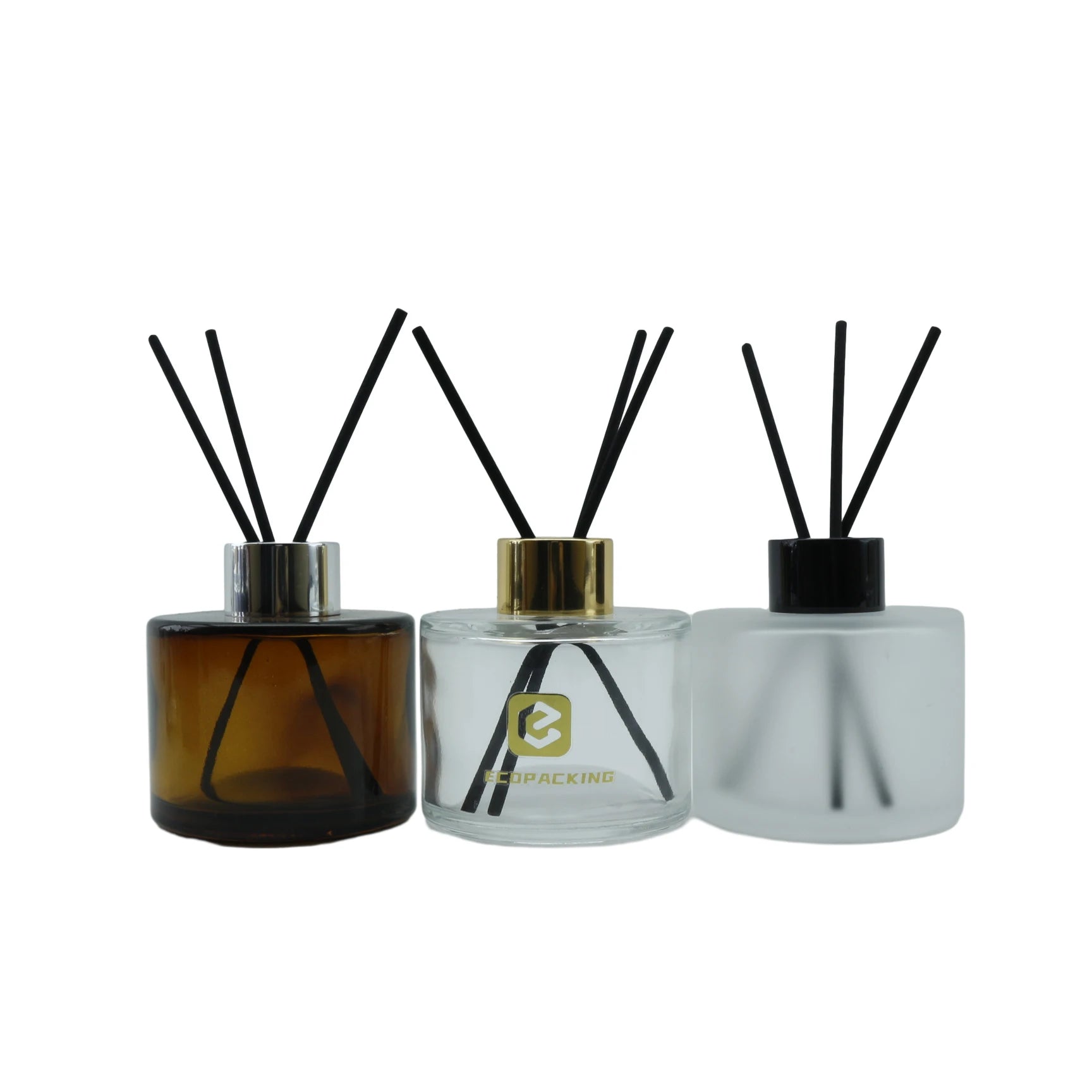 Good Quality 100ml Glass Reed Diffuser Bottle with Cork Sealing Screen Printed Flat Design for Perfume XXX8888 - 图片 2