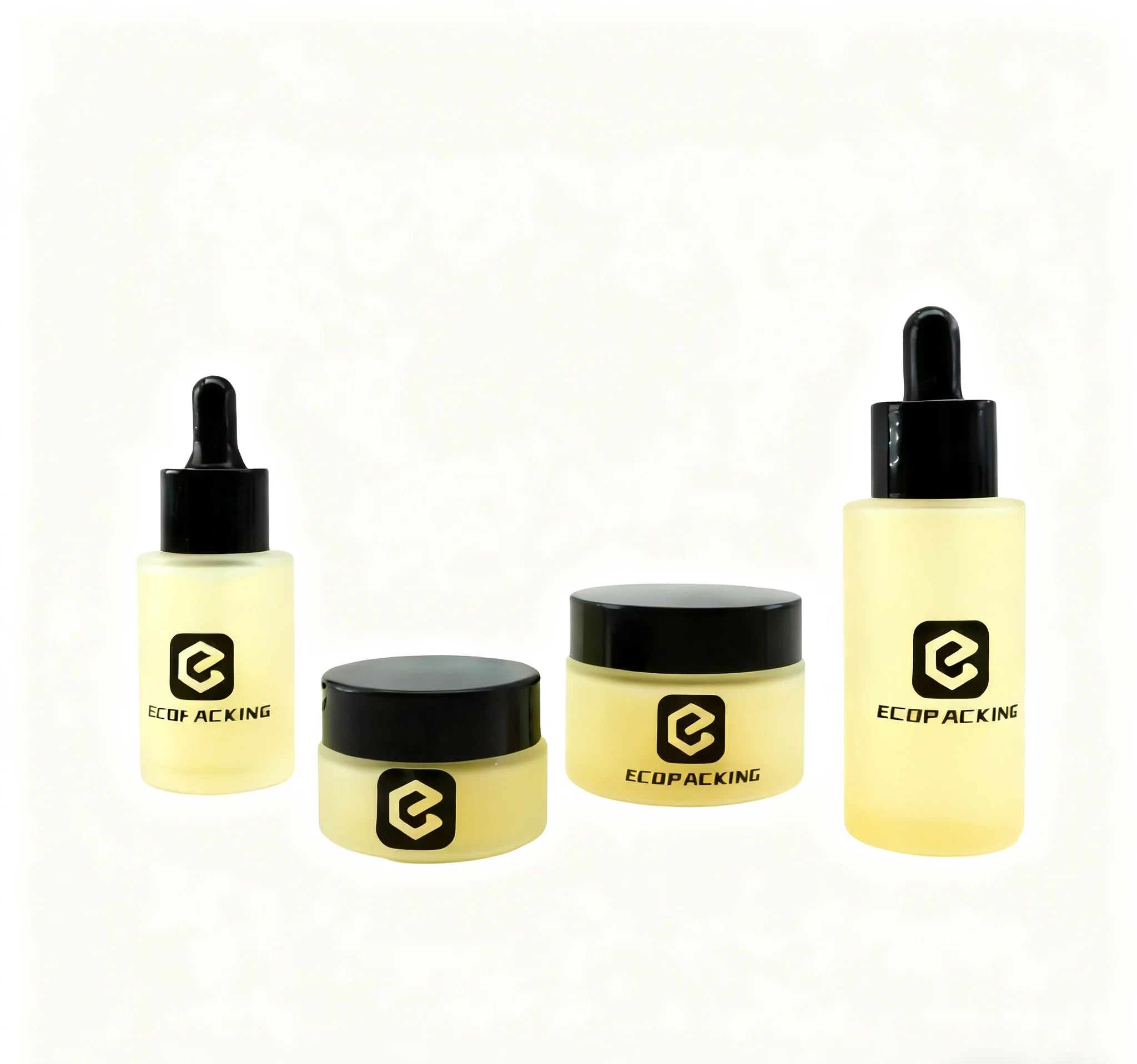 Matte Essential Oil Glass Bottle with Dropper Glass Cosmetic Bottle With Rubber 30ml - 图片 3