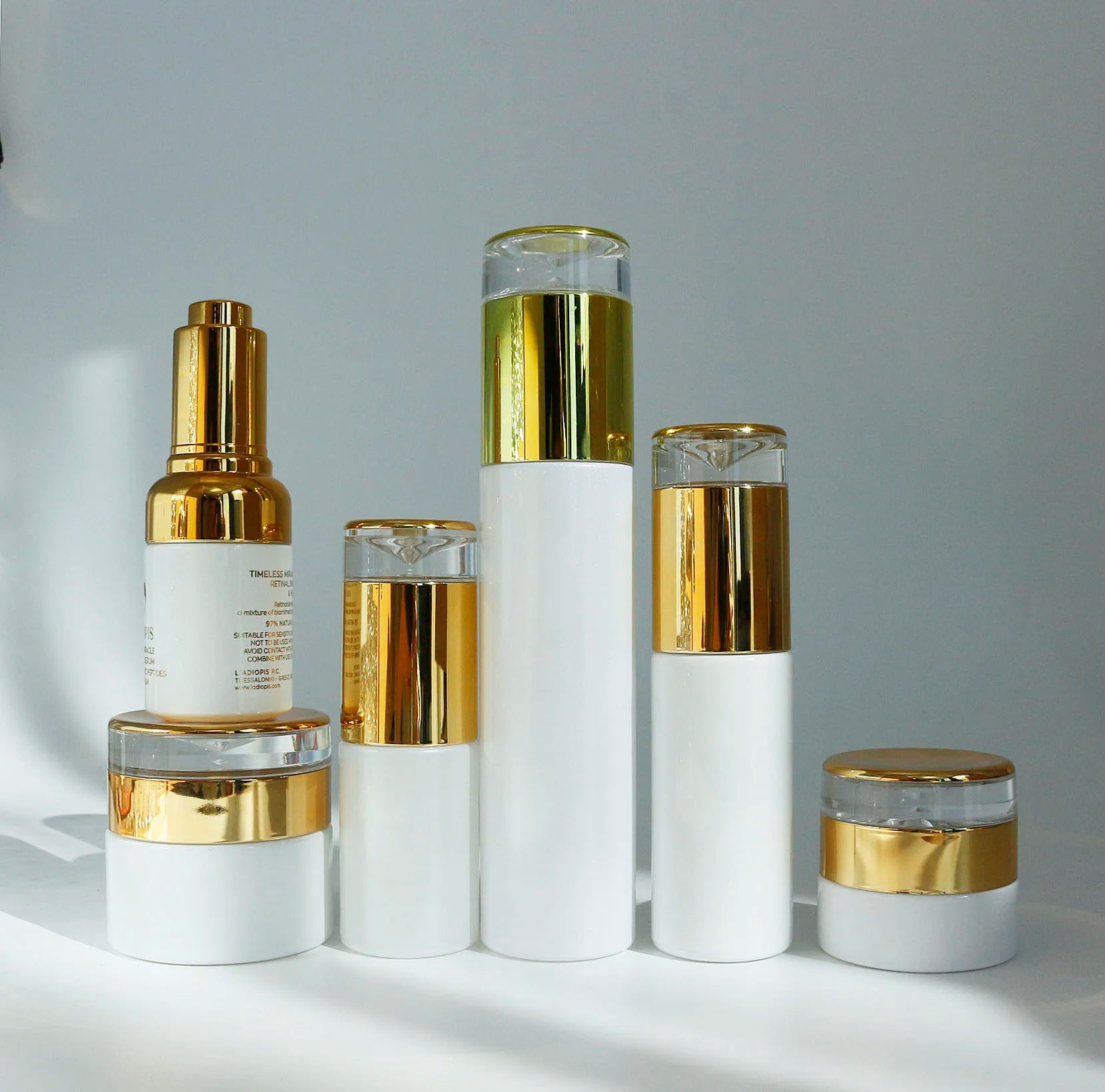 Wholesale Glass Bottle for Skin Care Set 15ML 30ML 50ML 100ML Face Oil Lotion Bottle Cream Jar With Pump and Dropper C888 - 图片 6