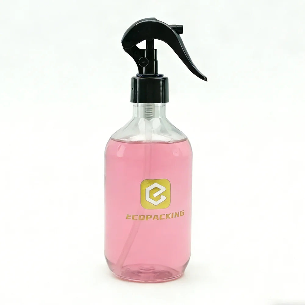 Wholesale Trigger Spray Bottle 500ml clear Plastics Bottles with Lids