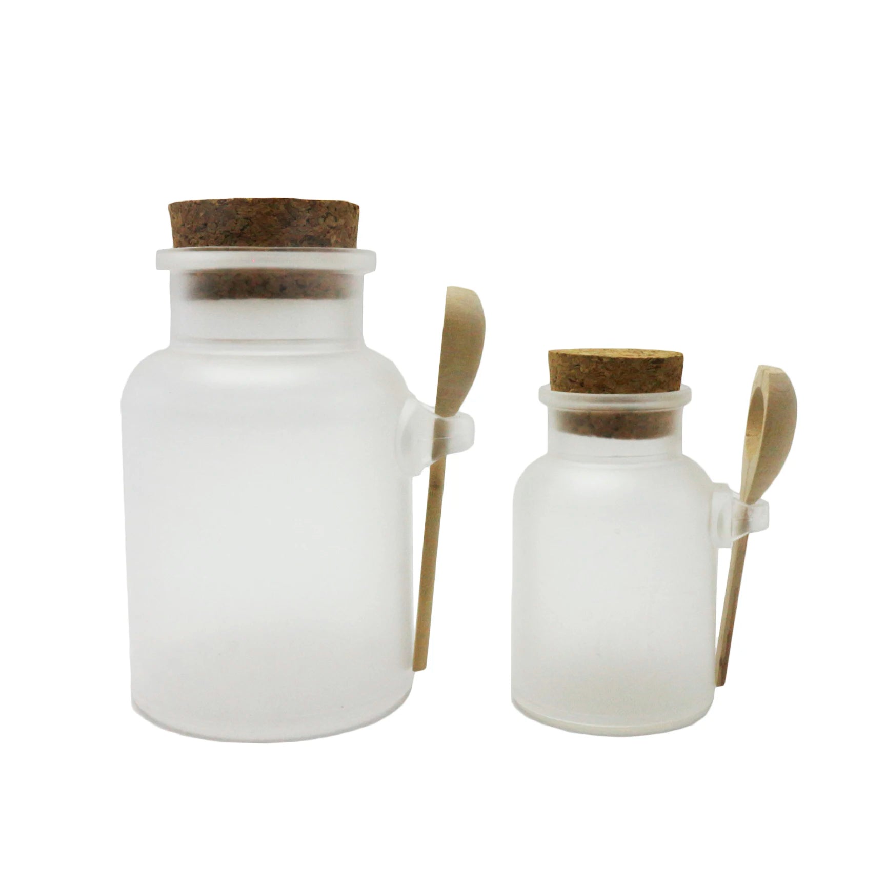 100ml 200ml 300ml 500ml Luxury Unique Empty Frosted ABS Plastic Jar for Cosmetic Salt Bath Body Scrub Packaging Wholesale