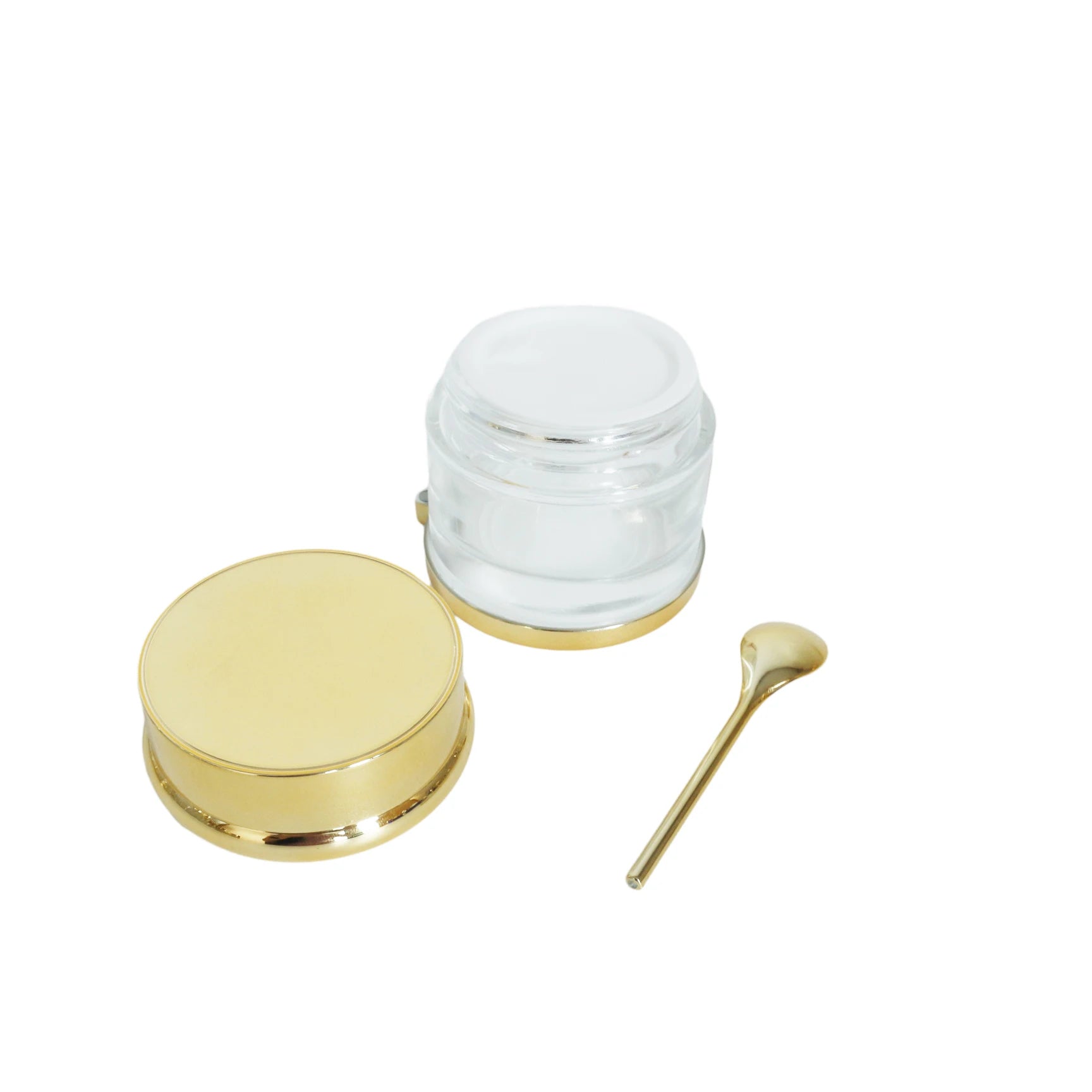 30ml 50ml 80ml Luxury Cosmetic Skin Care Packaging Glass Jar with Lid for Cosmetic Cream Body Butter Scrub Lip Balm - 图片 5