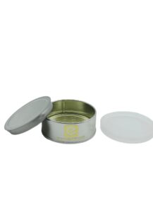 Custom Childproof Press Round Metal 3.5 Cans Child Proof Resistant 3.5g Self Seal Tins Box