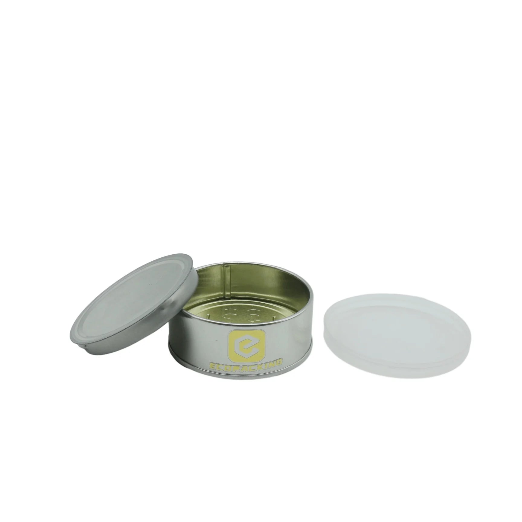 Custom Childproof Press Round Metal 3.5 Cans Child Proof Resistant 3.5g Self Seal Tins Box