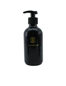 250ml Glass Boston Round Dropper Bottle with Pump for Shampoo Lotion Carton Packed Hot Stamped Eye Drop Use