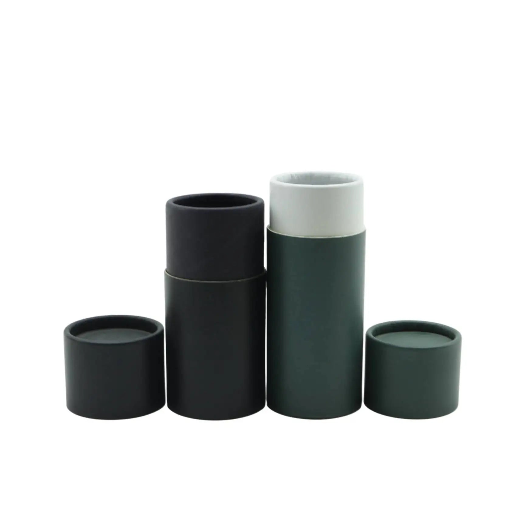Cardboard Round Paper Tube Packaging Natural Brown Kraft Paper Round Paper Boxes Cylinder Boxes for Honey - 图片 6