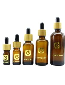 5ml 10ml 15ml 20ml 30ml 50ml 100ml Glass Dropper Frosted Amber Glass Bottles for Essential Oil