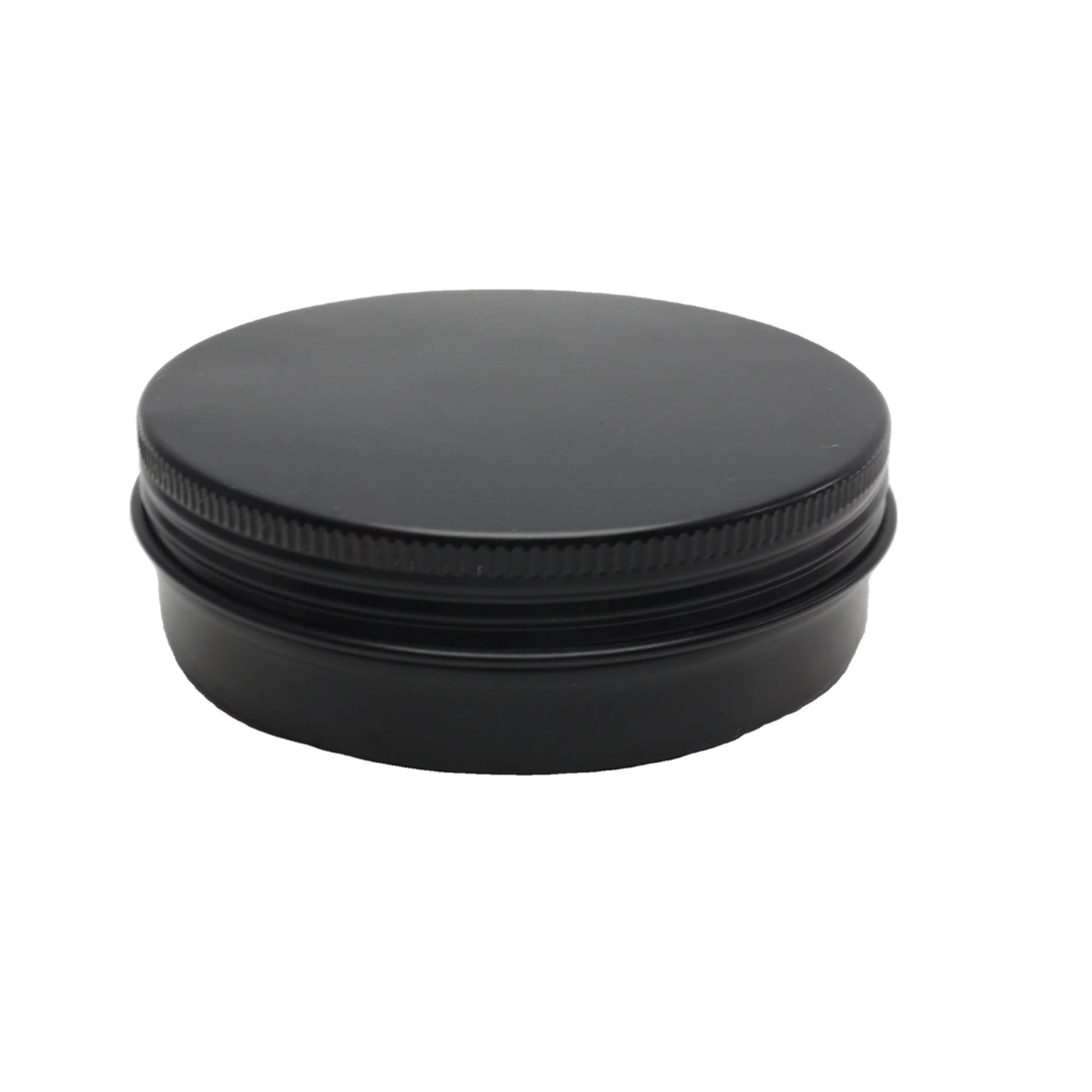 15ml 30ml 60ml 100ml 180ml Black Aluminum Tin Jars Containers Leak Proof Cosmetic Tin Can Round Screw Lids for Candle Lip Balm - 图片 4