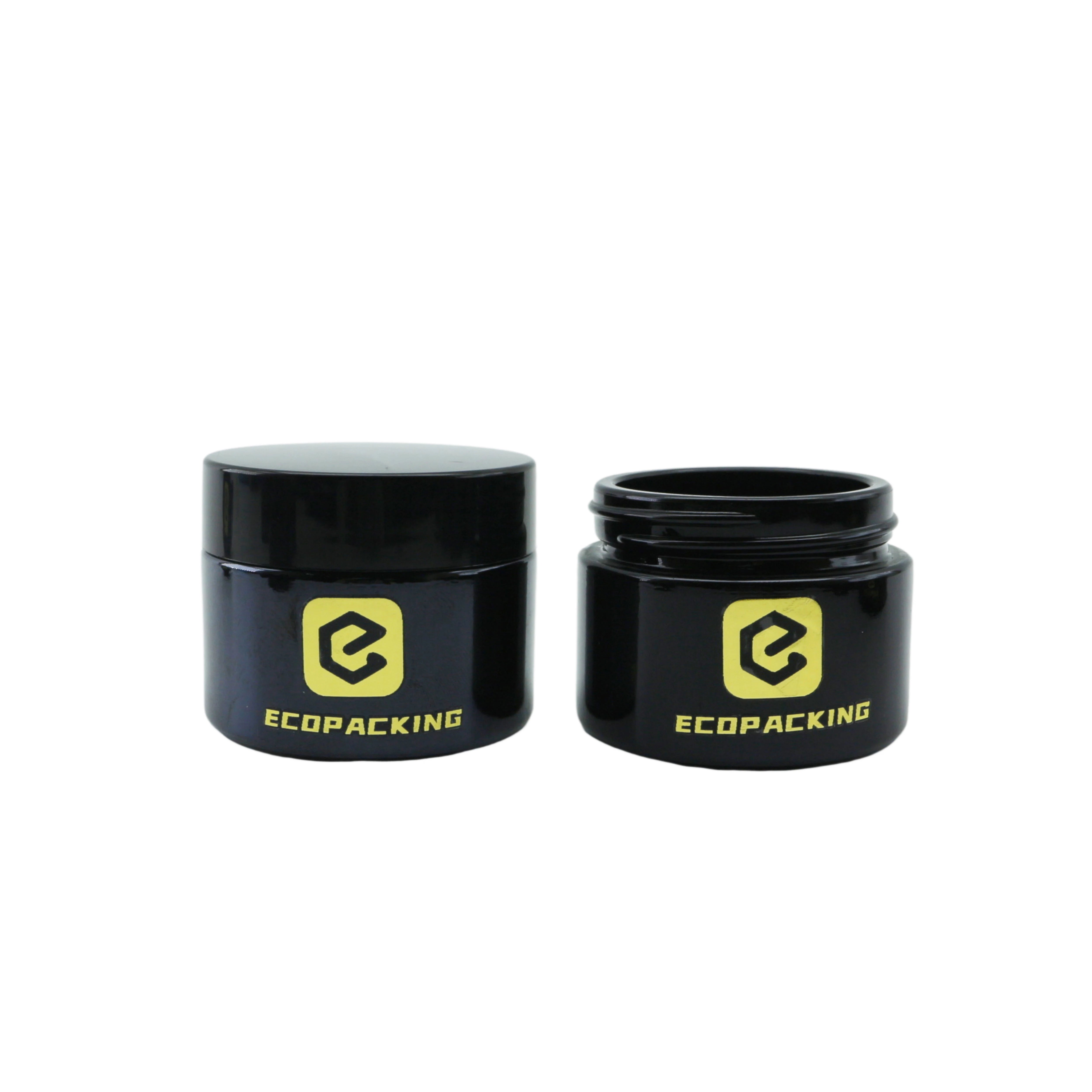 Concentrate Container Eye Cream Uv Black 5ml 5g Glass Jar D888 - 图片 6