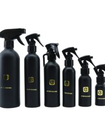Emtpy Matte Black 100ml 150ml 200ml 250ml Skincare Toner Body Hair Fine Mist Aluminum Spray Bottle with Trigger Sprayer