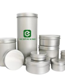 5g 10g 15g 20g 30g 50g 60g 80g 100g 120g 150g 200g 250g 500g 750g 1000g Empty Aluminum Candle Jars for Hair Wax Cream with Lid
