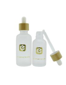 Factory Outlet 15ml 30ml 60ml Glass Dropper Bottle With Dropper an Packaging Cosmetic Custom Frosted Serum Essence Oil Bottle