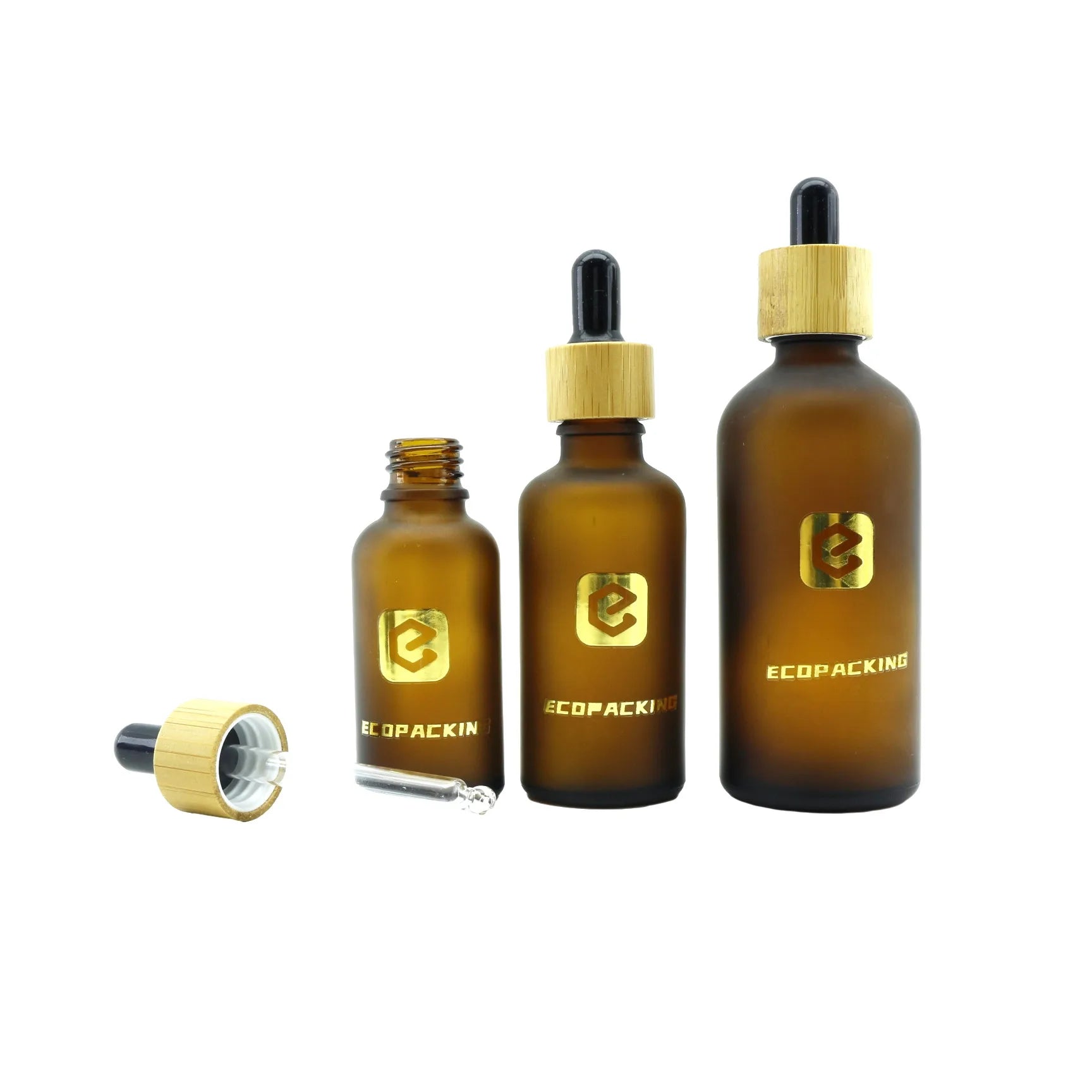 5ml 10ml 15ml 20ml 30ml 50ml 100ml Amber Glass Bottle Empty Glass Essential Oil Dropper Bottles with Dropper Caps - 图片 5