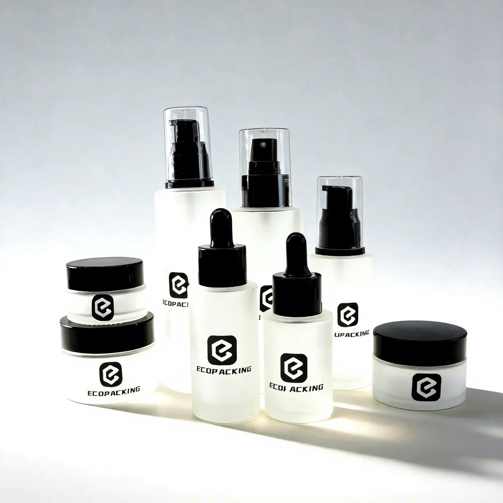 10ml 15ml 20ml 30ml 50ml 60ml 100ml 120ml 150ml 200ml Cosmetic Pump Glass Lotion Bottle for Hair Oil Body Lotion Essence B8888 - 图片 2