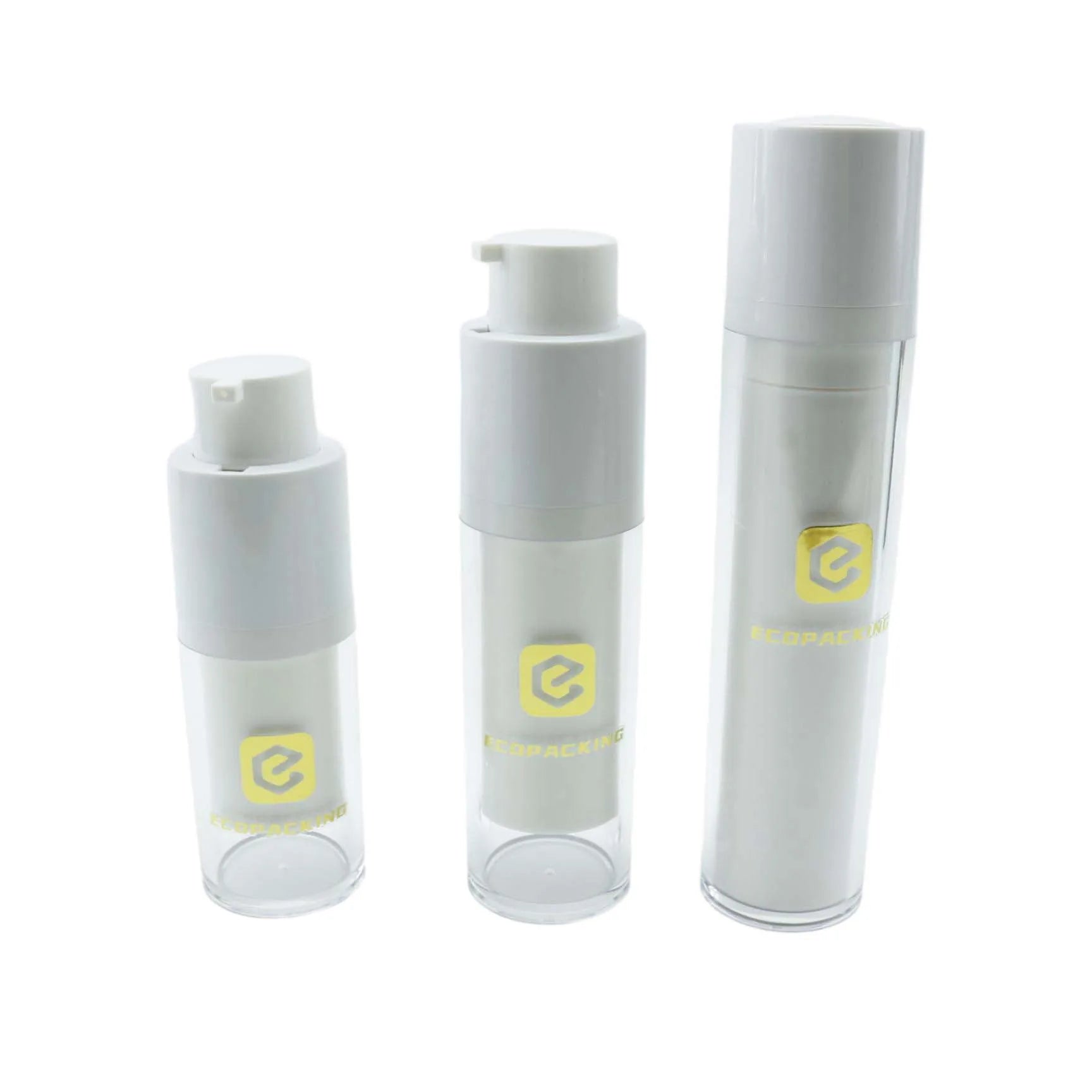 Twist Airless Pump Bottle Gold 100 Ml Round Airless Pump Acrylic Bottles for Cosmetics - 图片 4