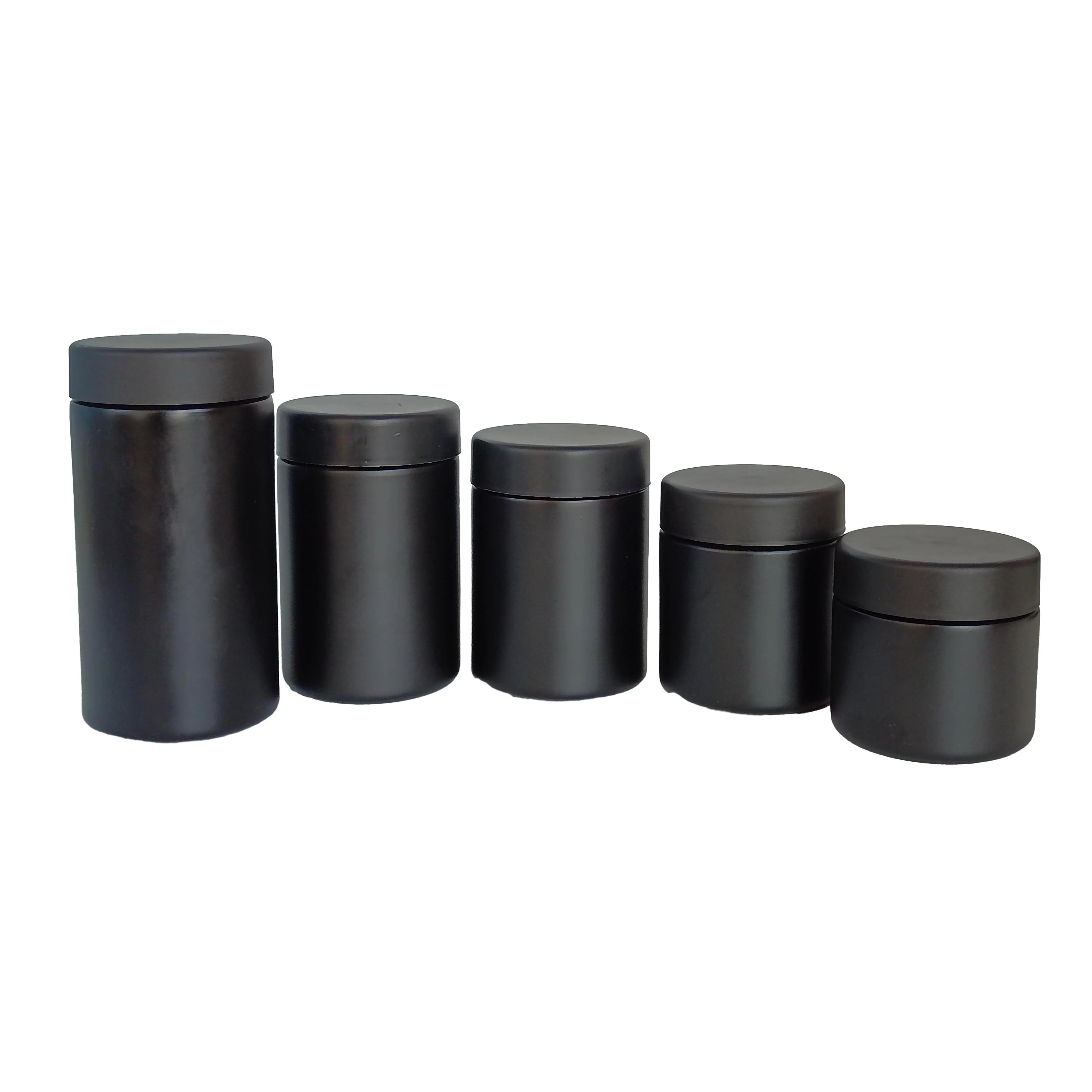 Custom Empty Dry Flower Tea Glass Supplement Jar Cap Child Proof 30ml 50ml 60ml 90ml 100ml 120ml 150ml 180ml 300ml Plastic - 图片 4